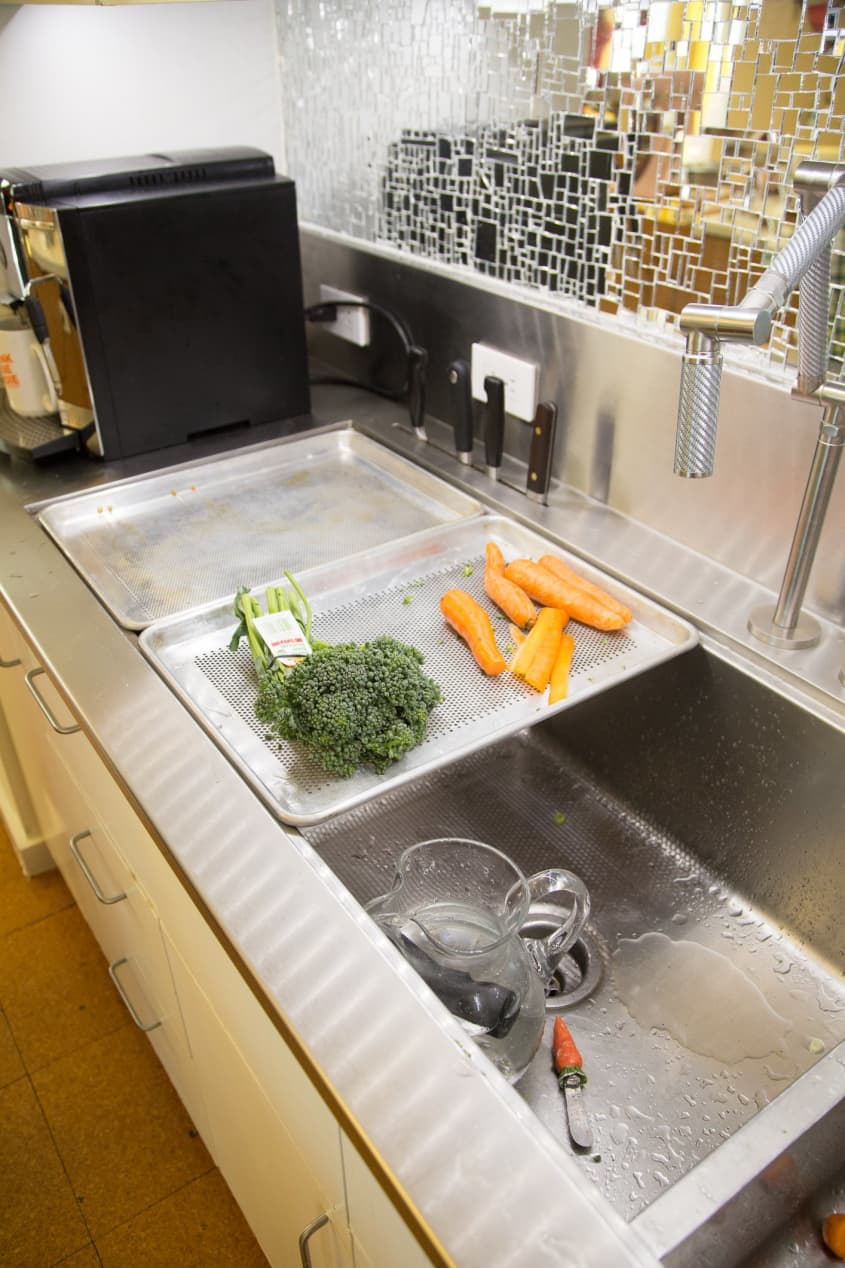 This Ingenious Sink Was Inspired by Restaurant Kitchens The Kitchn
