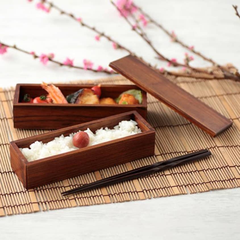 Bring Some Style to Lunch Beautiful Wood Bento Boxes from Japantique
