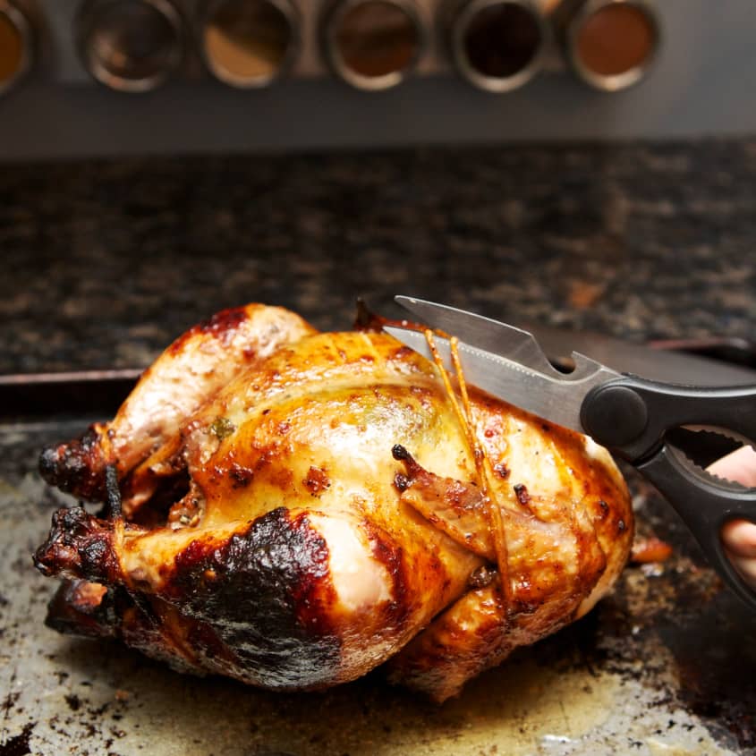 How To Cook A Rotisserie Chicken Easy On The Grill Recipe The Kitchn 