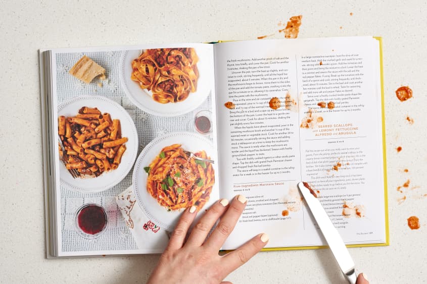 How To Rescue Your Favorite Cookbook from Food Spills | The Kitchn