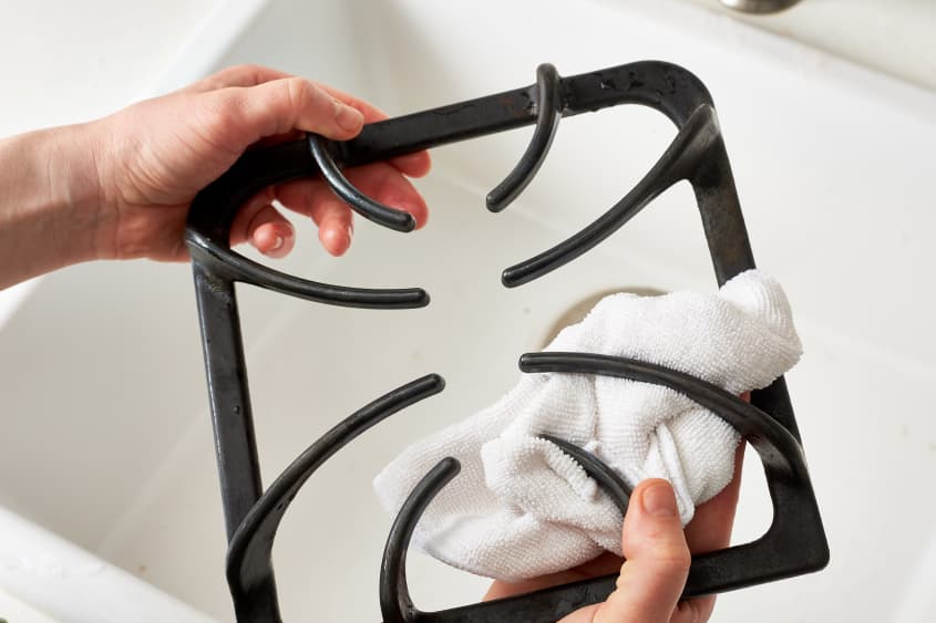 How To Clean Enameled Cast Iron Stove Grates The Kitchn