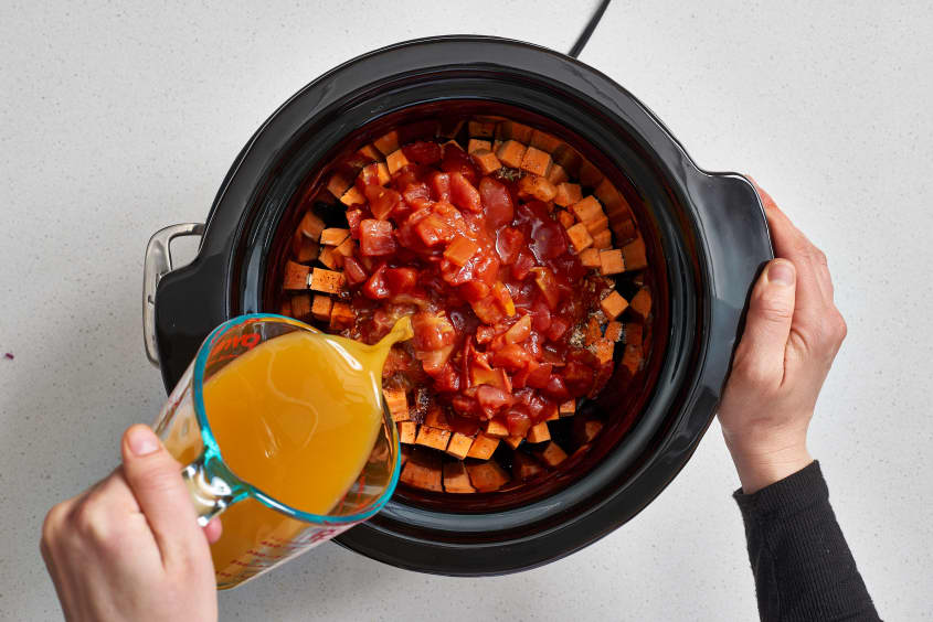 Easy Slow Cooker Vegetarian Burrito Bowls The Kitchn