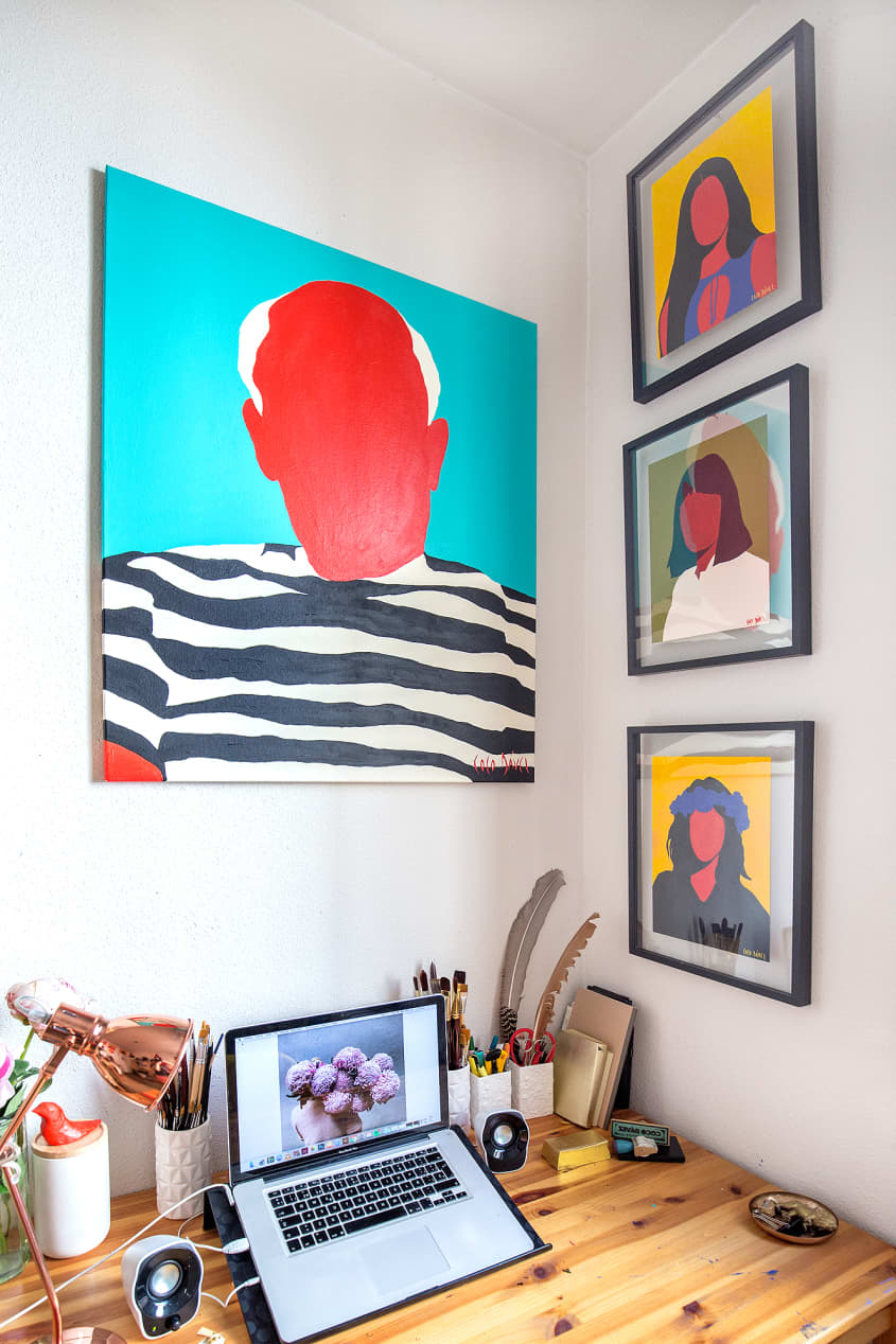 House Tour: Colorful Art in a Stunning Spanish Studio | Apartment Therapy