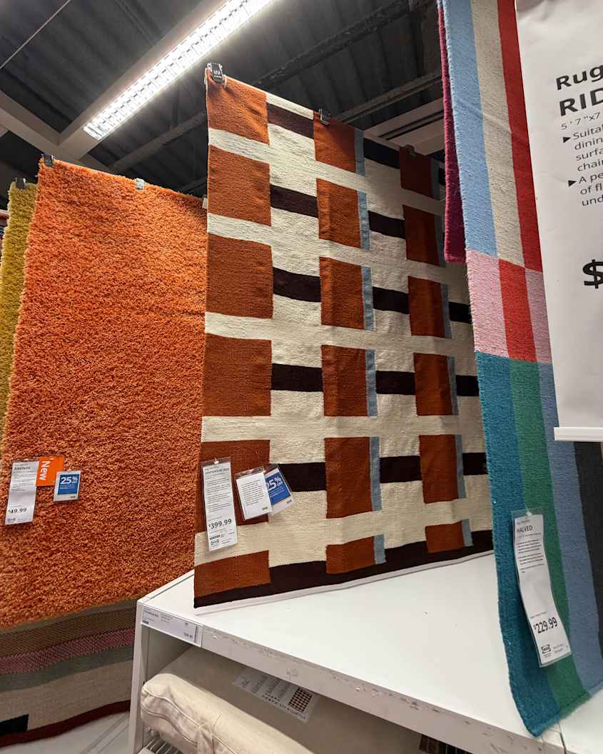 IKEA's New STOCKHOLM Rugs Look Like Designer Pieces