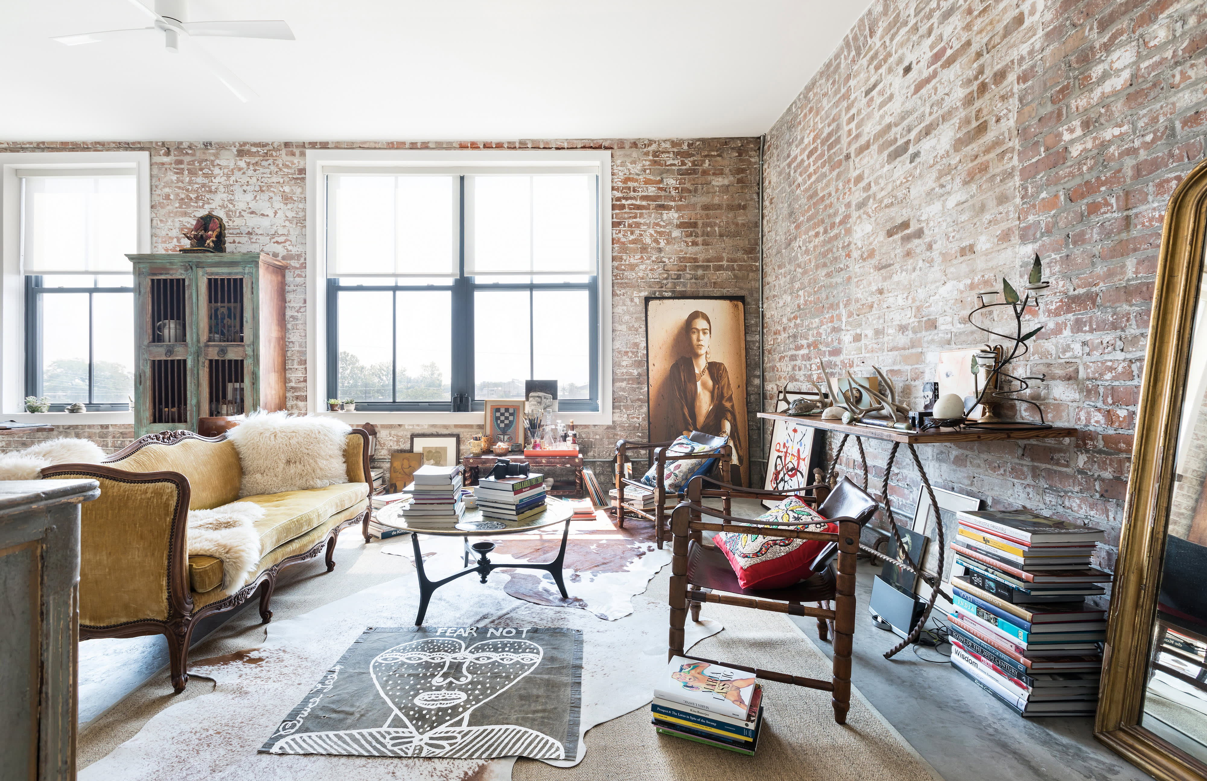 New Orleans Home Tour: A Downtown Art-Filled Loft ...