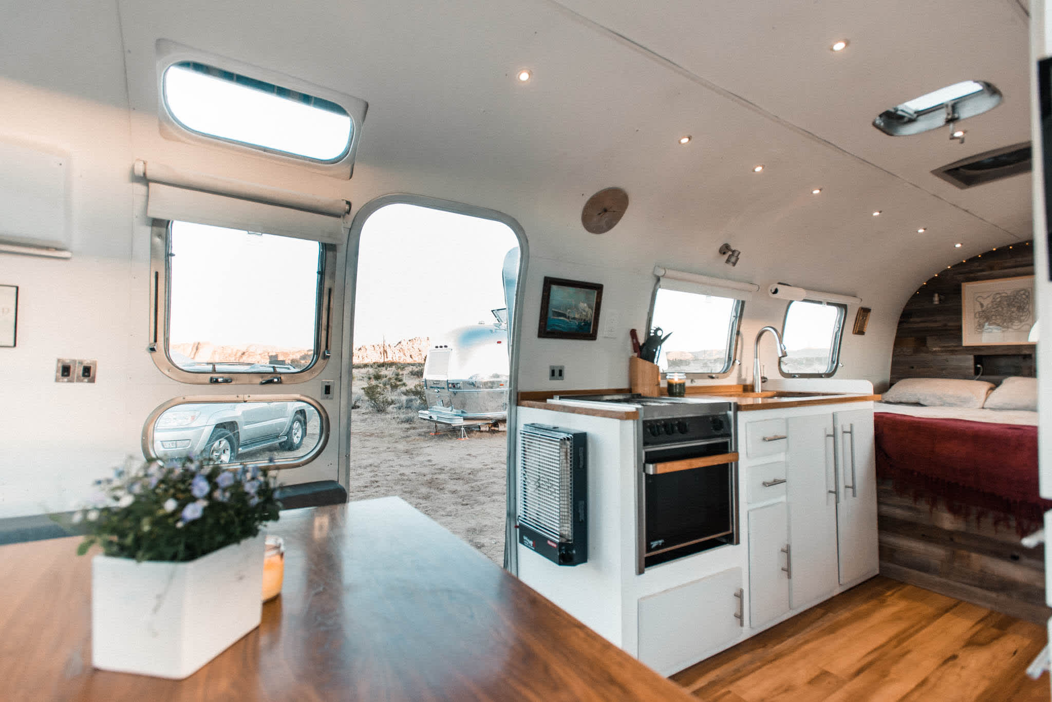 Tiny Home Tour Diy Remodel Of A 72 Airstream Trailer Apartment Therapy