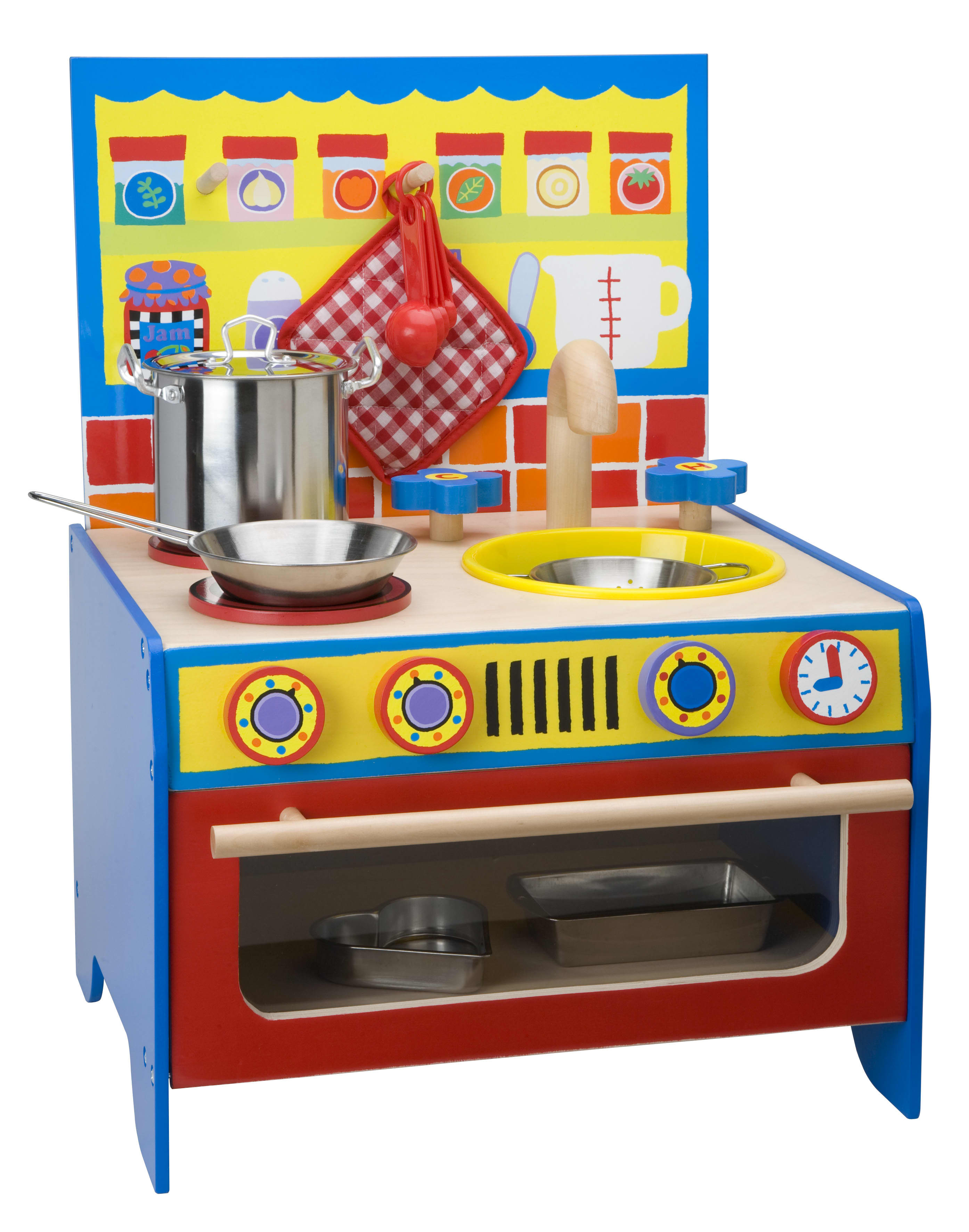 land of nod wooden play kitchen