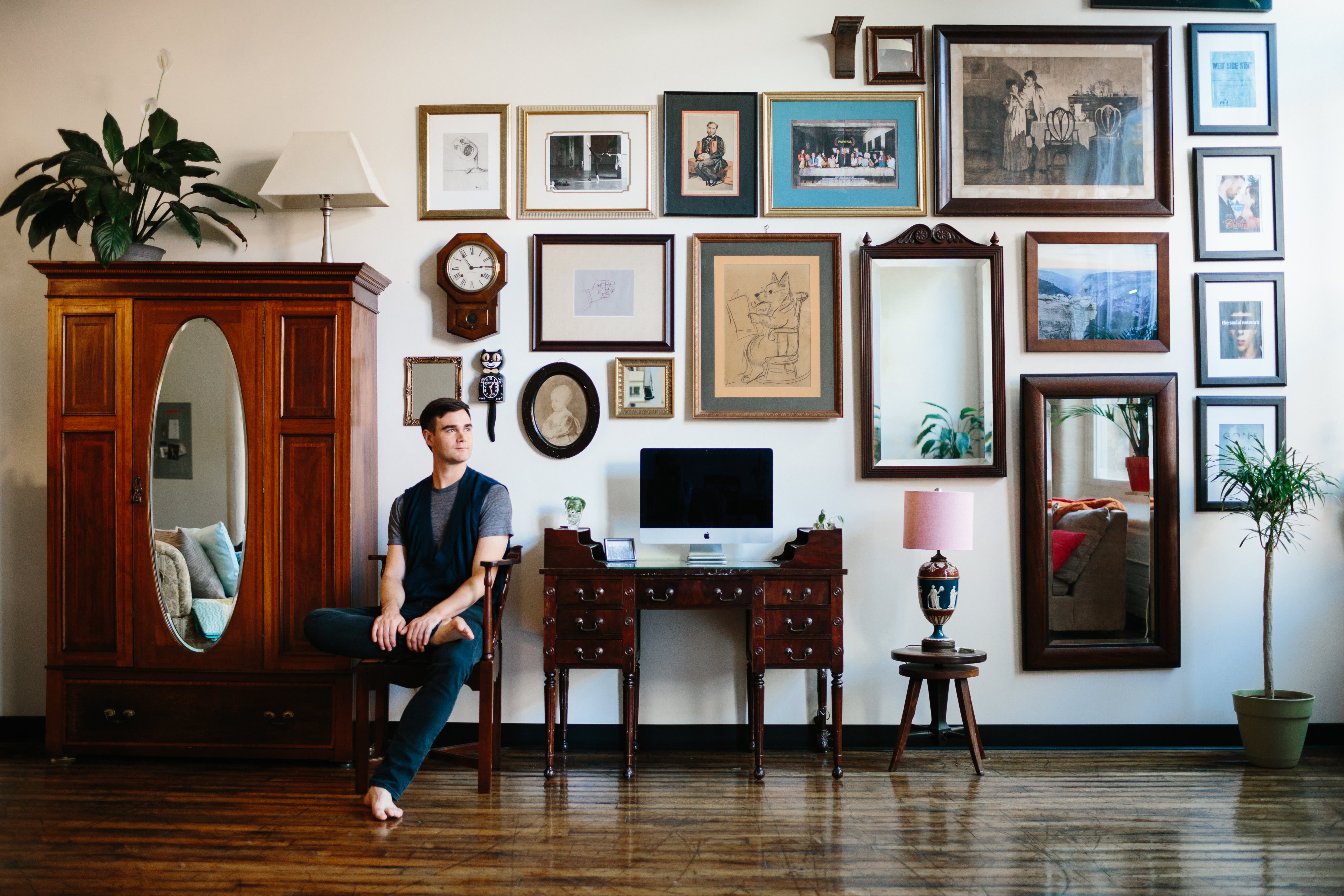 House Tour Wes Anderson Meets Downton Abbey Loft Apartment Therapy