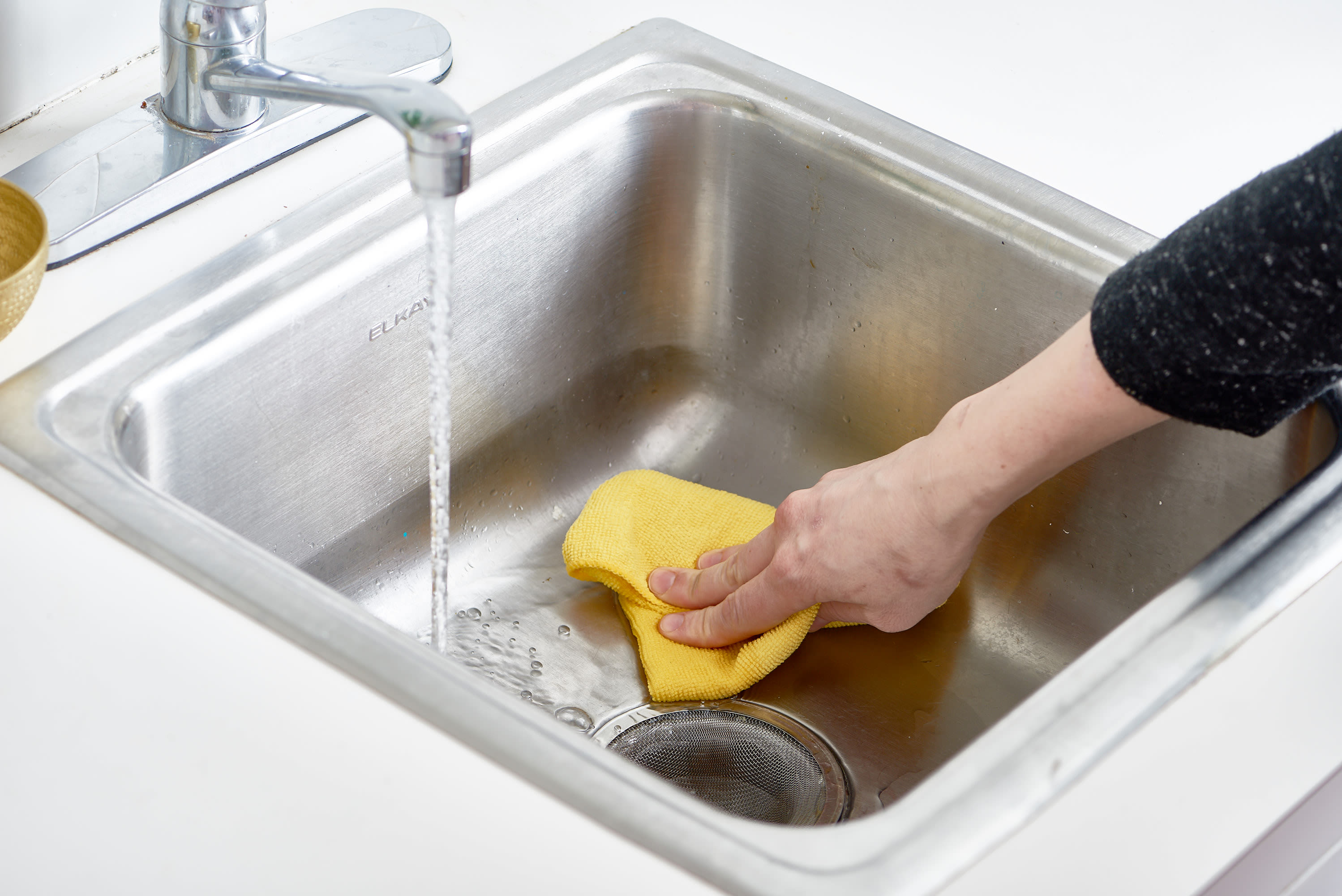 How To Polish a Stainless Steel Sink with Flour  Kitchn