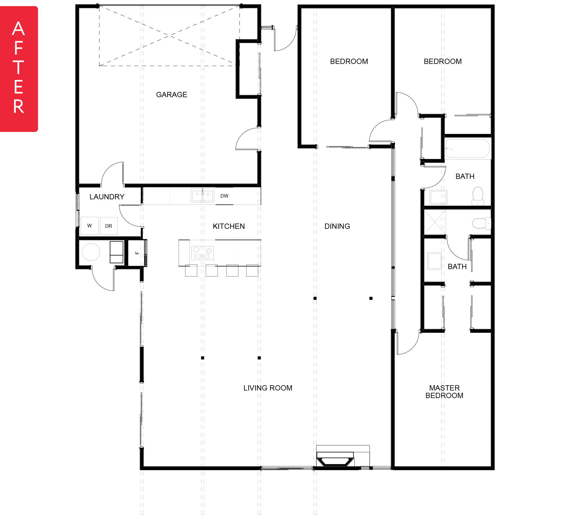 Before After A Vintage Eichler Home Opens Up Apartment Therapy