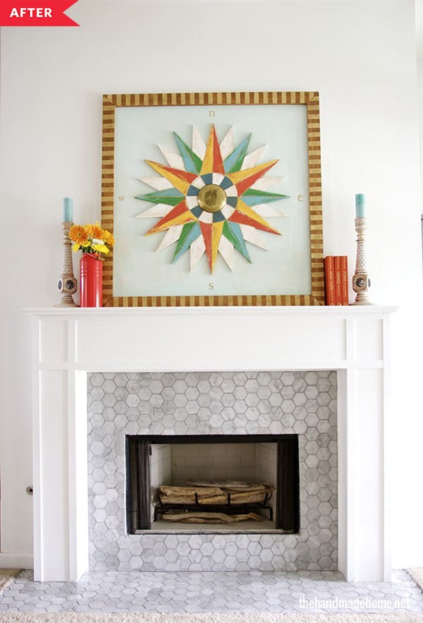 8 Best Fireplace Makeovers Beautiful Before After Fireplace