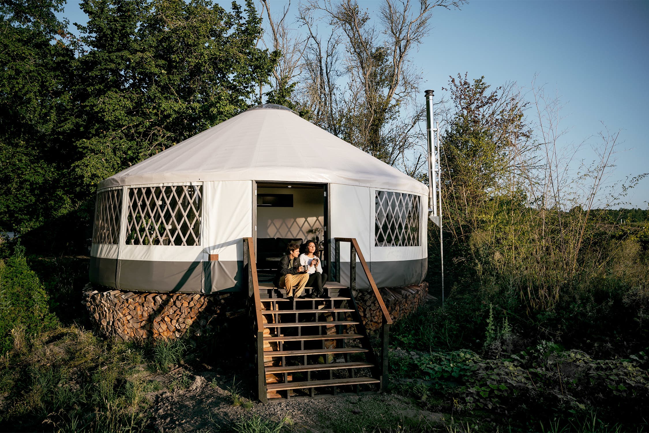 Modern Hand Built Yurt Portland Apartment Therapy