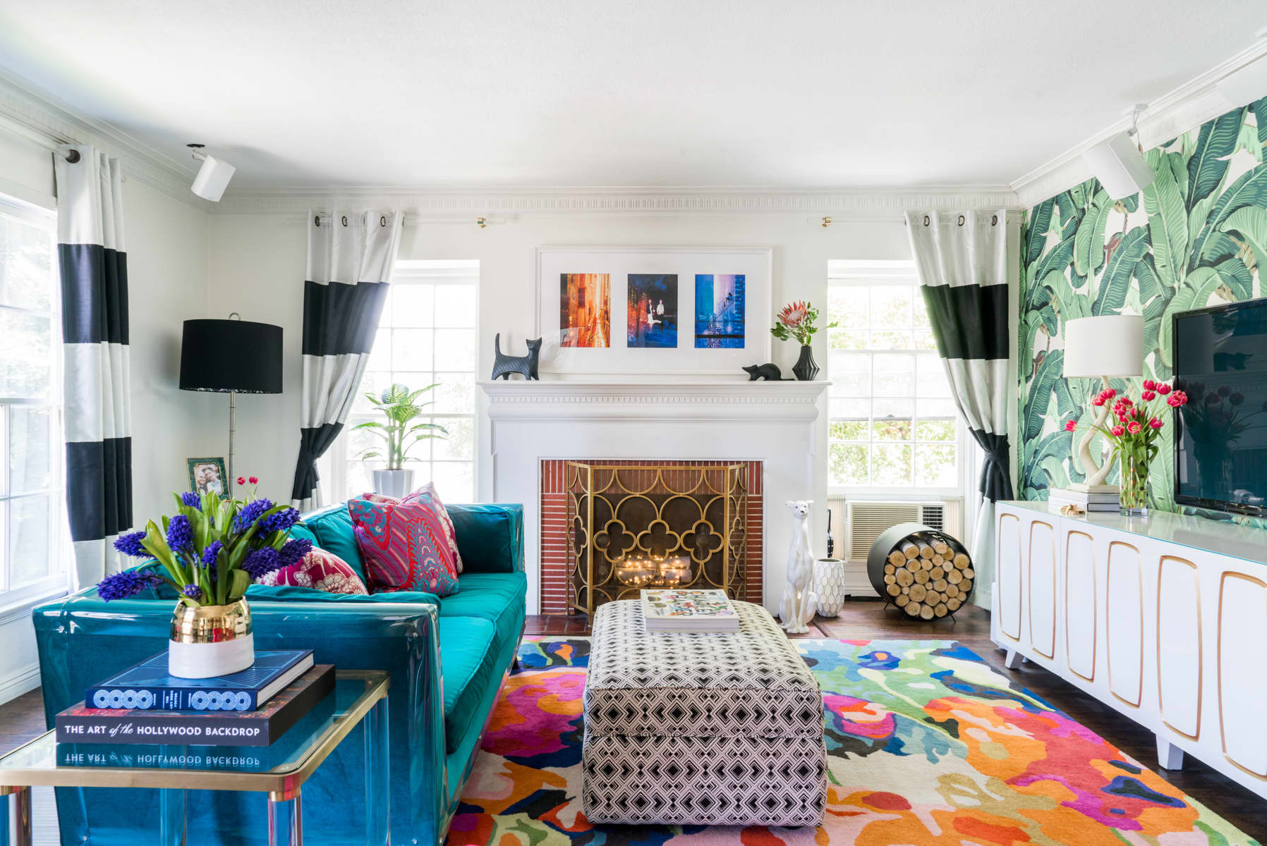Los Angeles House Tour A Colorful Patterned Rental Apartment