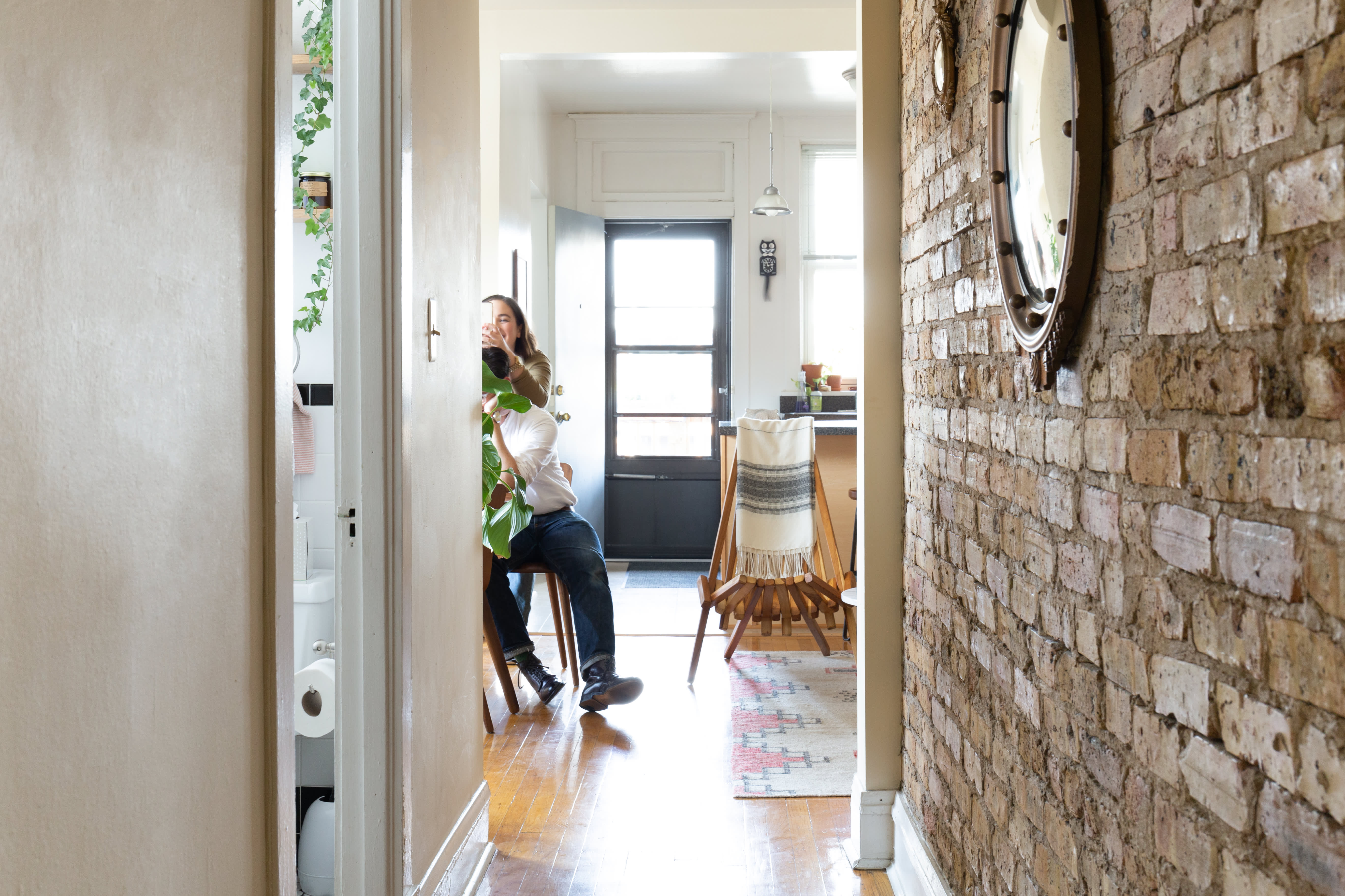 Brick Wall Decor Inspiration In A Chicago Home Tour Apartment