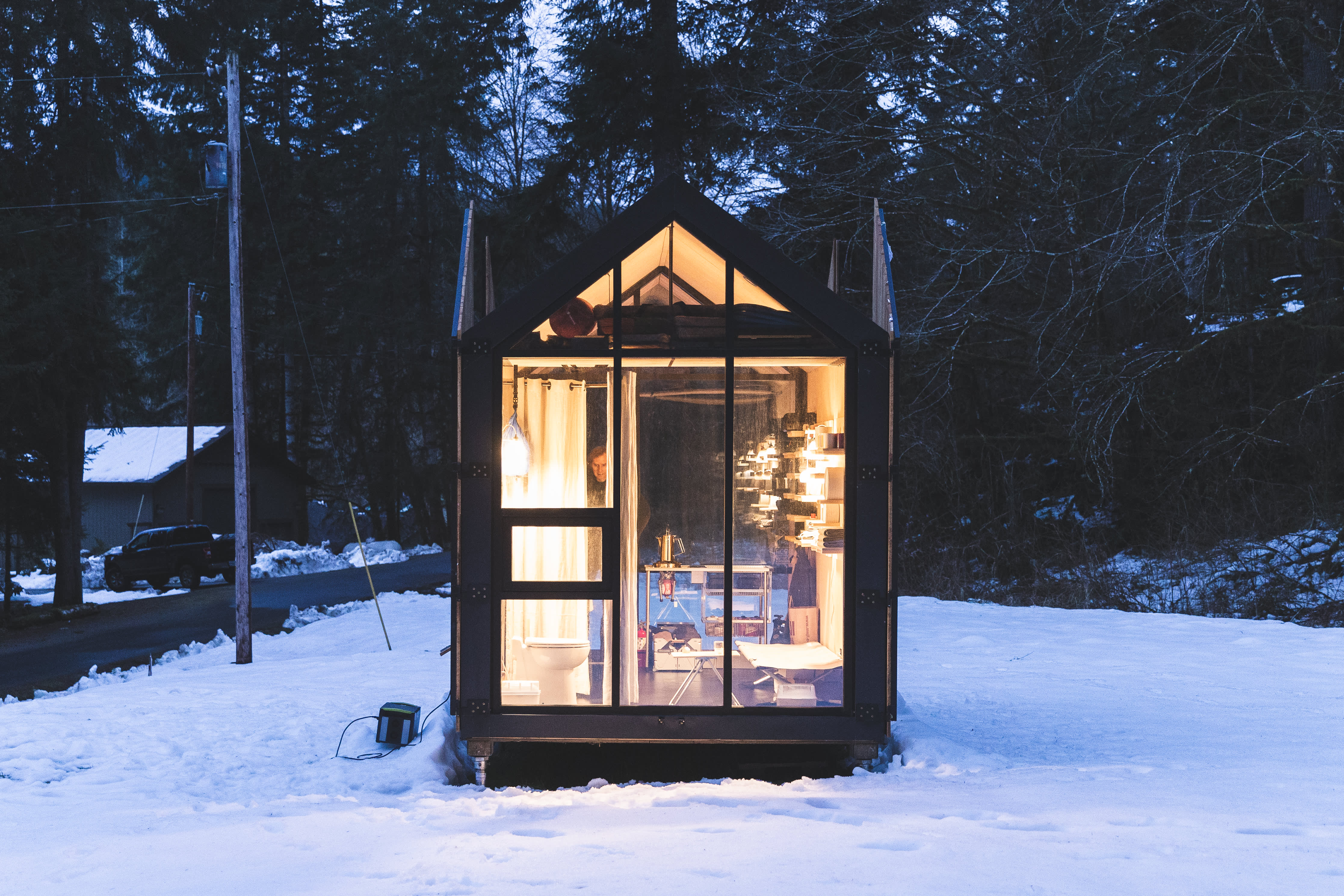 Prefab Cabin 106 Square Feet Canada Apartment Therapy