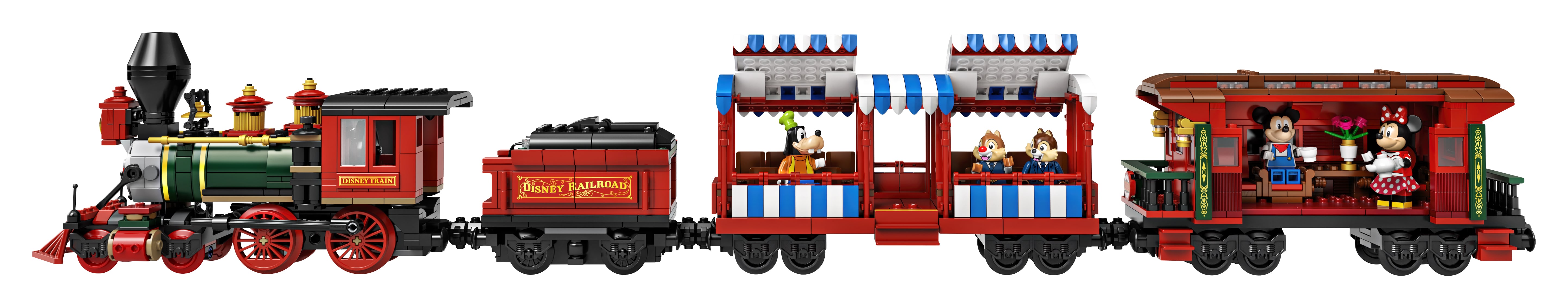 disney train and station lego set