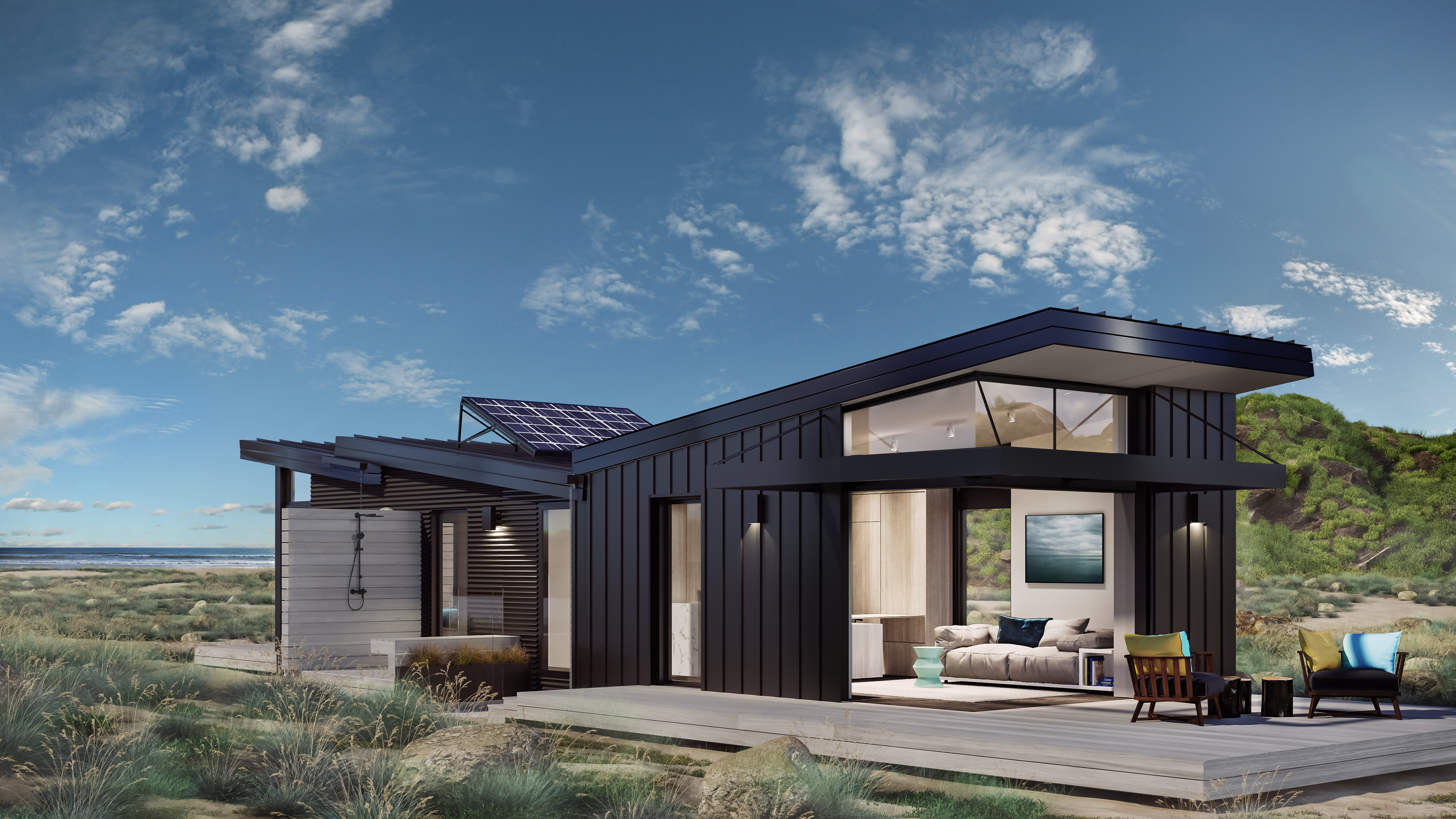 Prefab Tiny Houses Designed For California Wildfire Victims