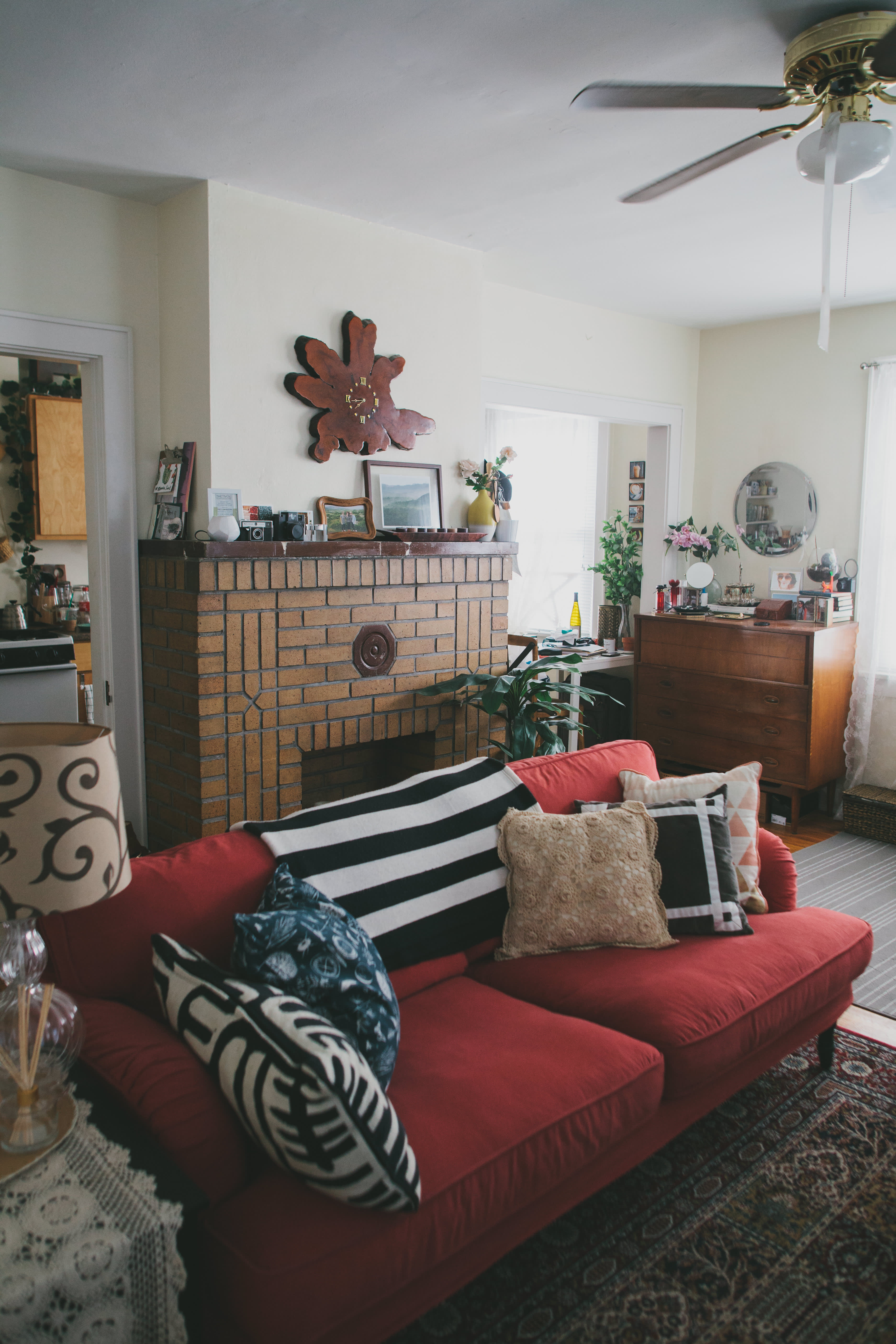 House Tour: A Tiny "Bohemian Vintage" Style Studio Apartment
