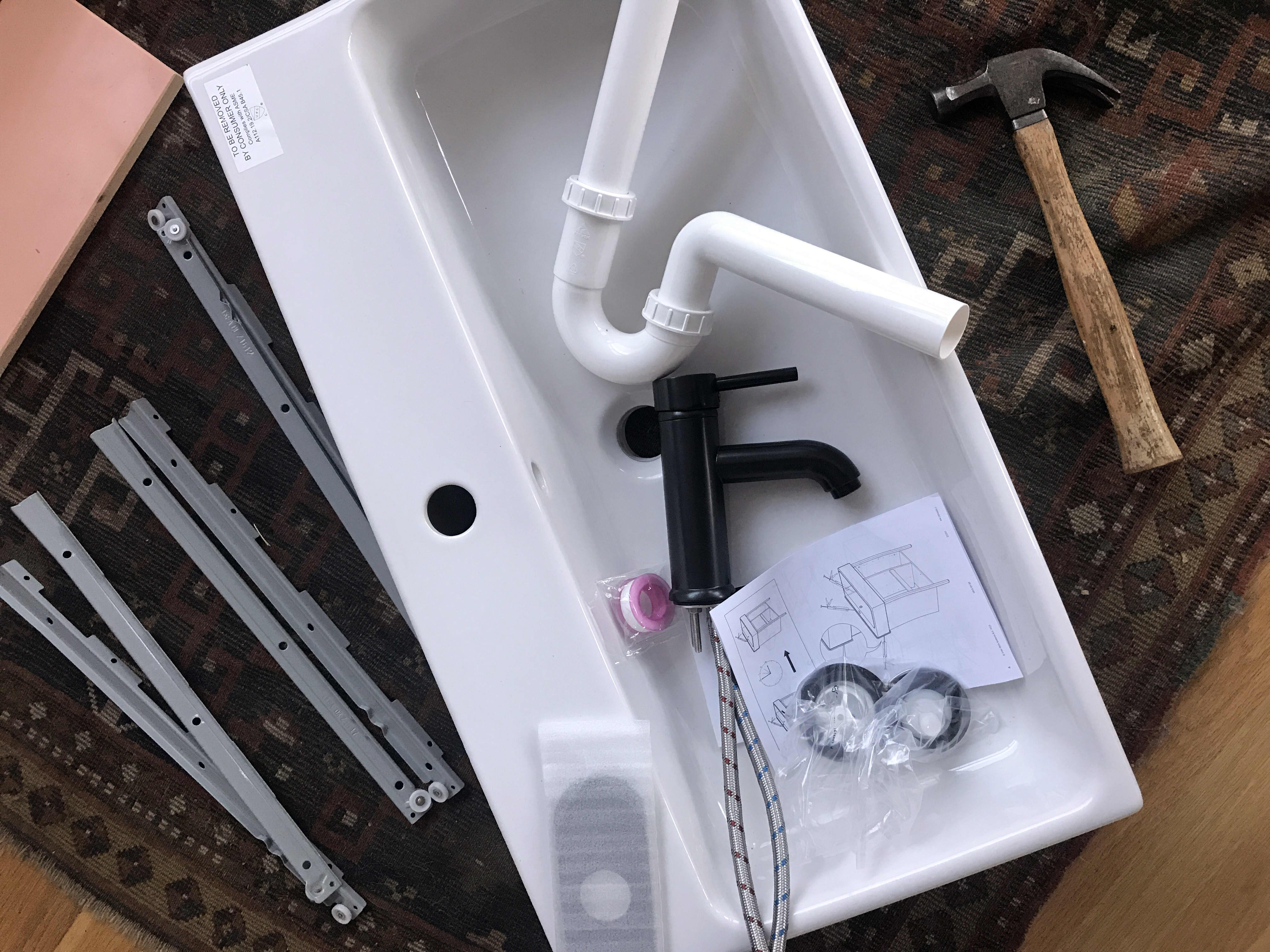 ikea bathroom sink installation