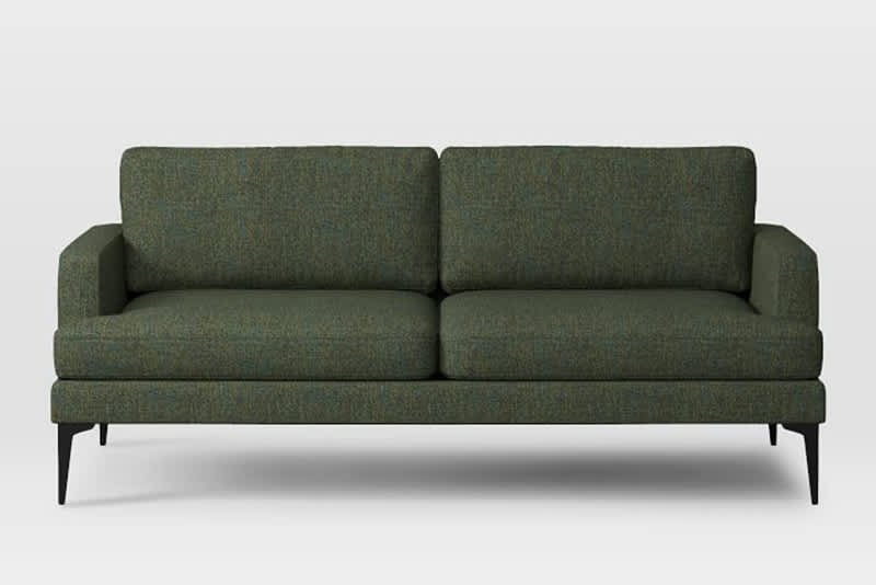 15 Beautiful Dark Green Sofas Apartment Therapy