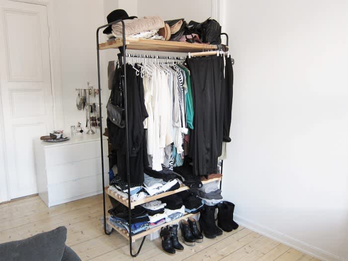 How to Make Room for Clothes Without Closet | Apartment Therapy