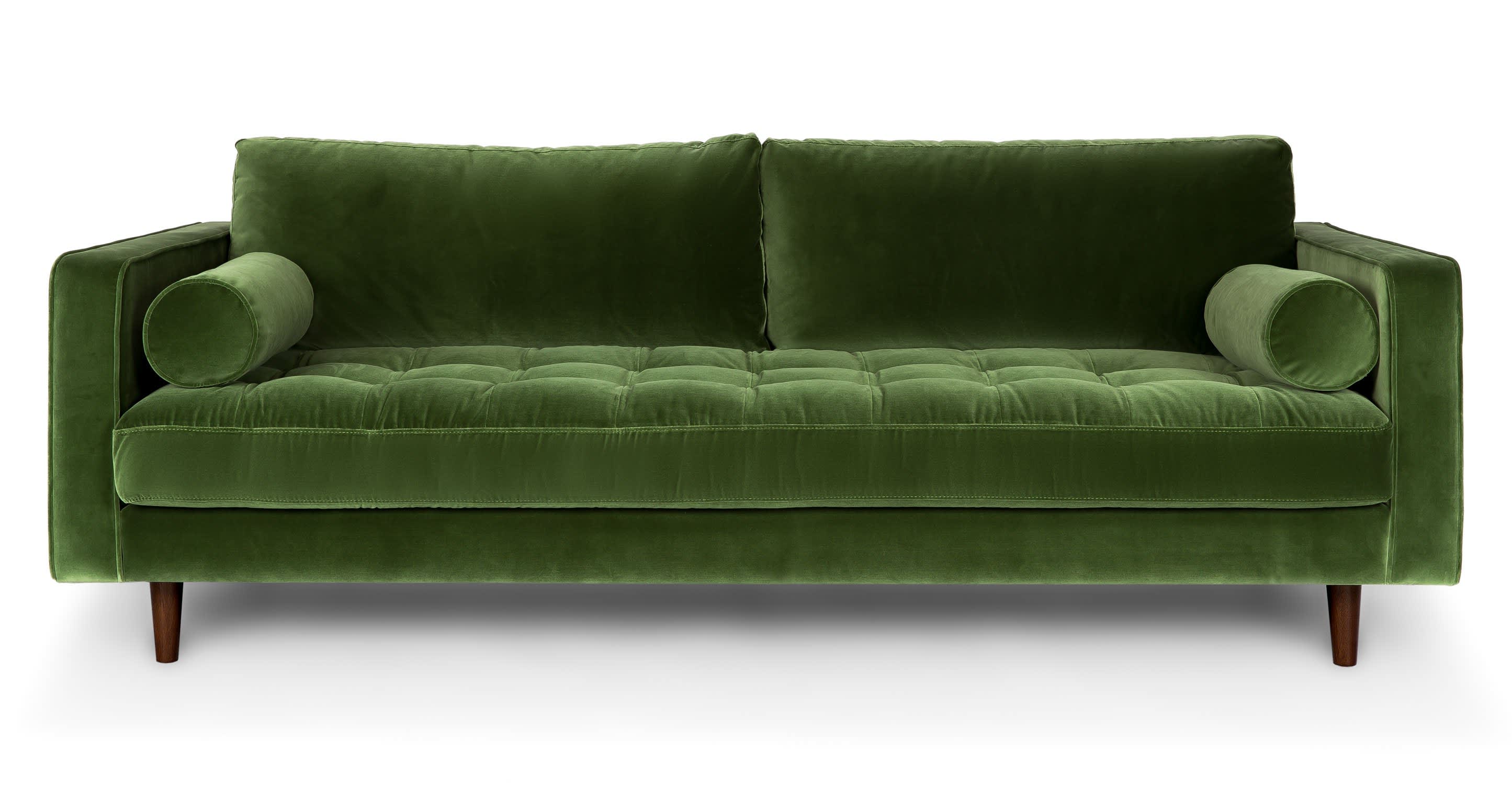 A Guide to Green Sofas 20 Stylish Options Apartment Therapy