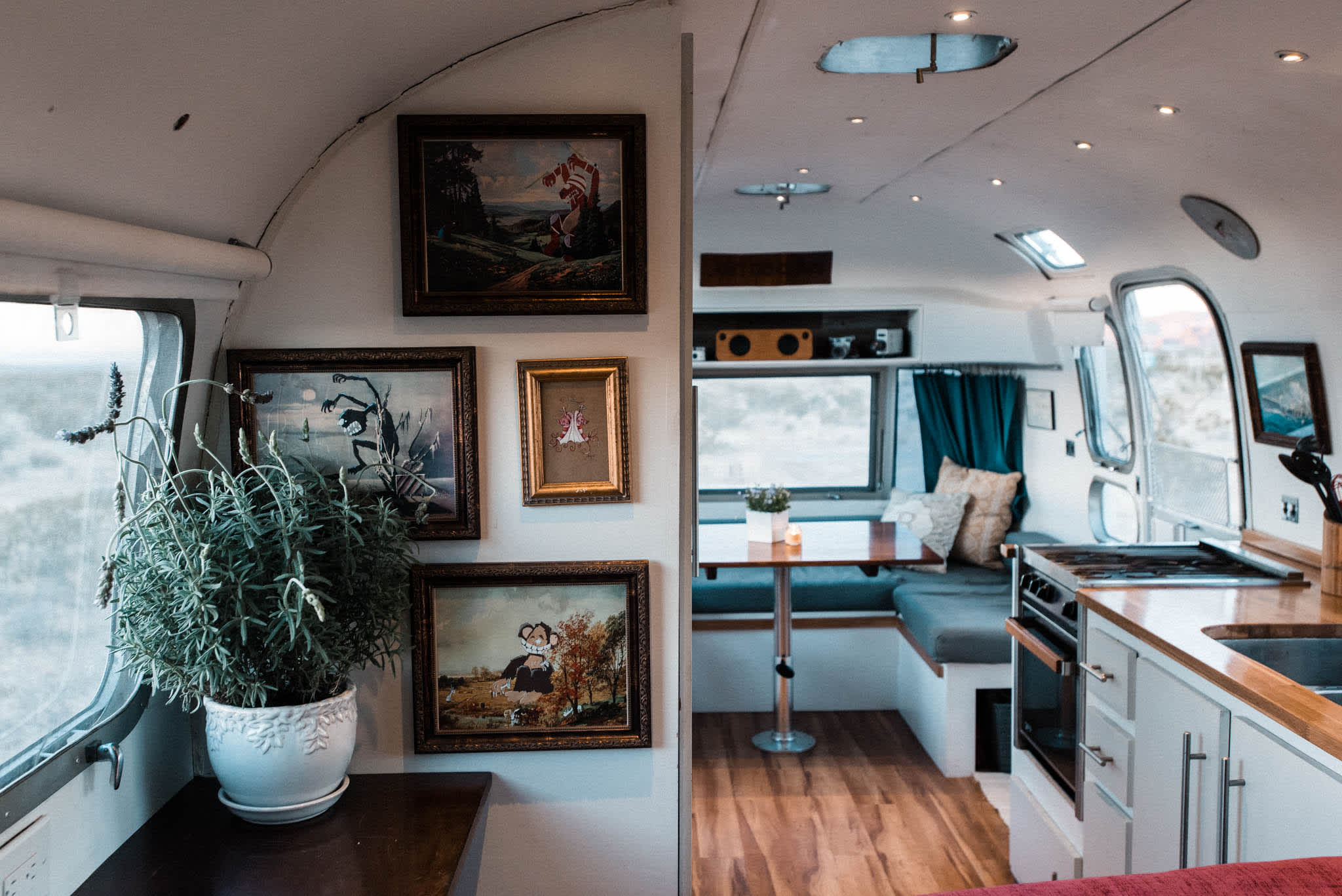 Tiny Home Tour DIY Remodel of a '72 Airstream Trailer Apartment Therapy