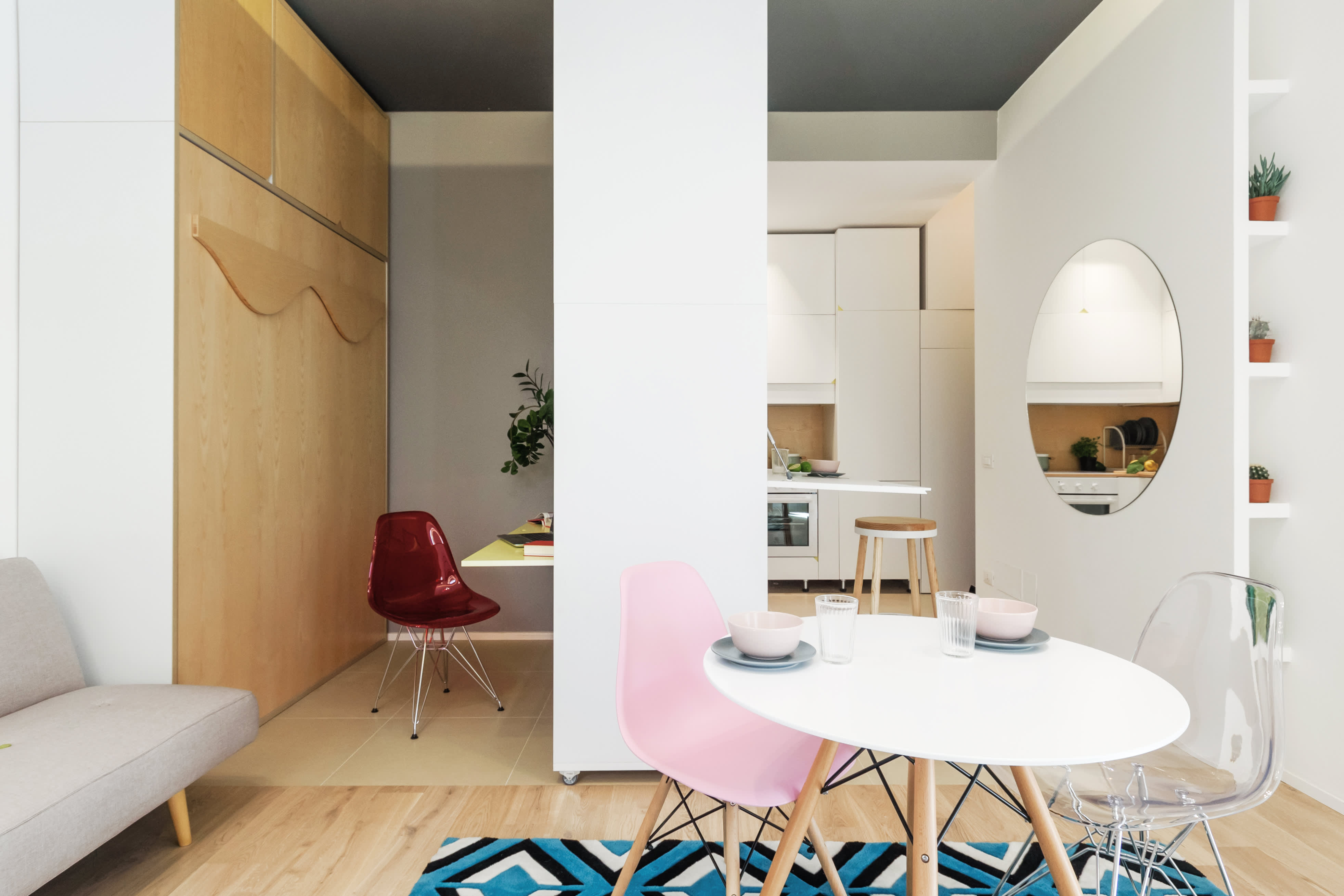 A Tiny Apartment That Transforms Into a Super Efficient Space