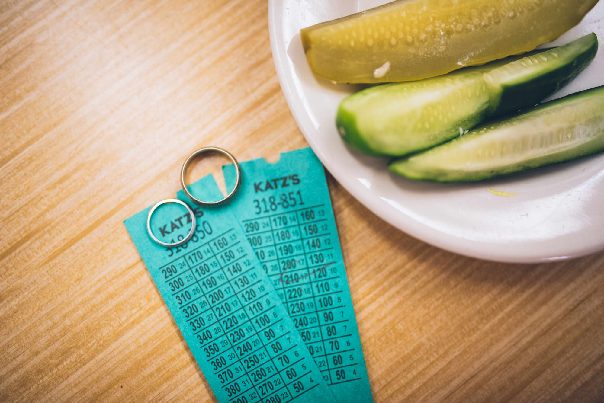 Real Wedding NYC Elopement With A Katz s Deli Reception For Two