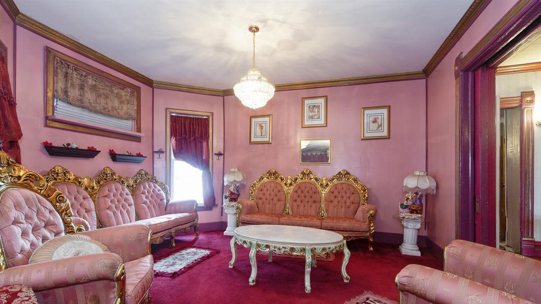 Pink Victorian Mansion Hits The Market For 290,000 Apartment Therapy
