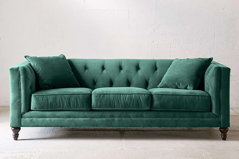 15 Beautiful Dark Green Sofas Apartment Therapy