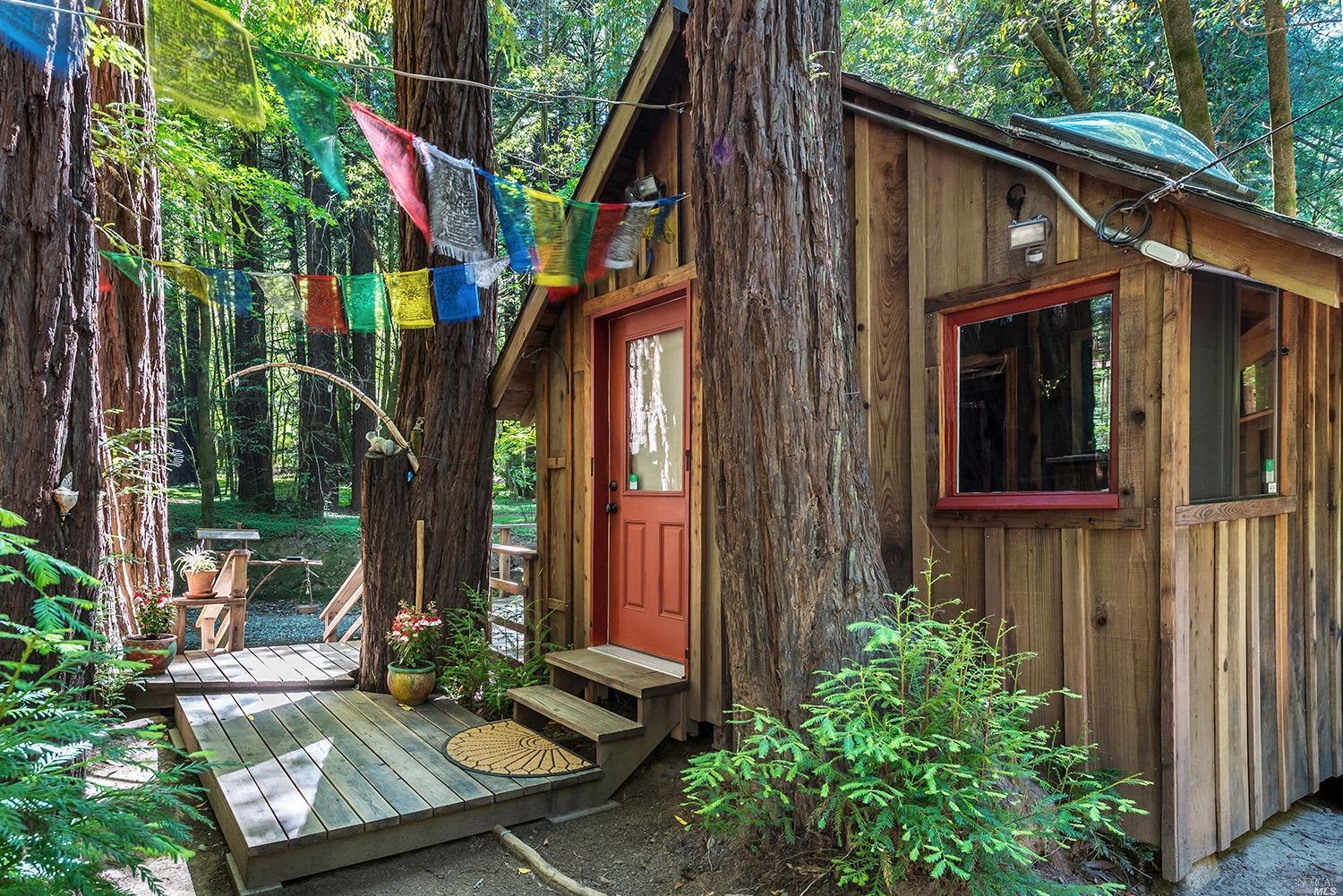 Sonoma Tiny House with Pirate Treehouse Listed for 300K Apartment