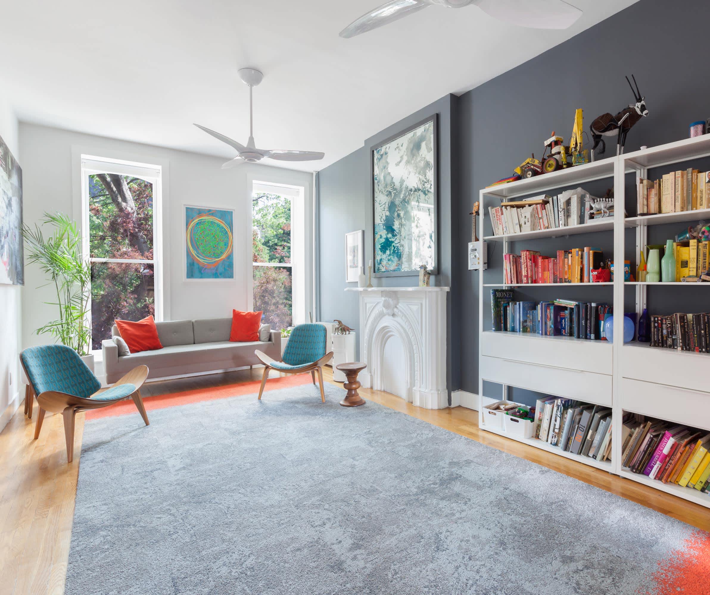 A Bold, Contemporary and Cozy Brooklyn Brownstone Apartment Therapy