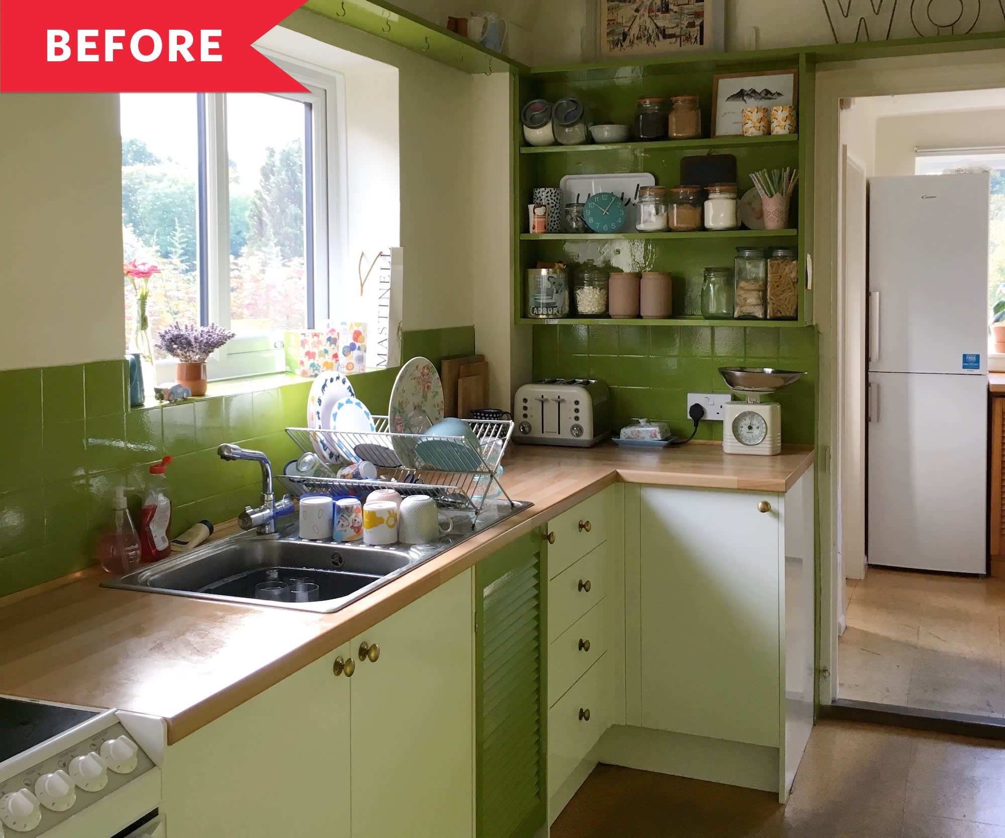 Before And After The 12 Best Kitchen Redos We Saw In 2019 Apartment   Before Otto 1