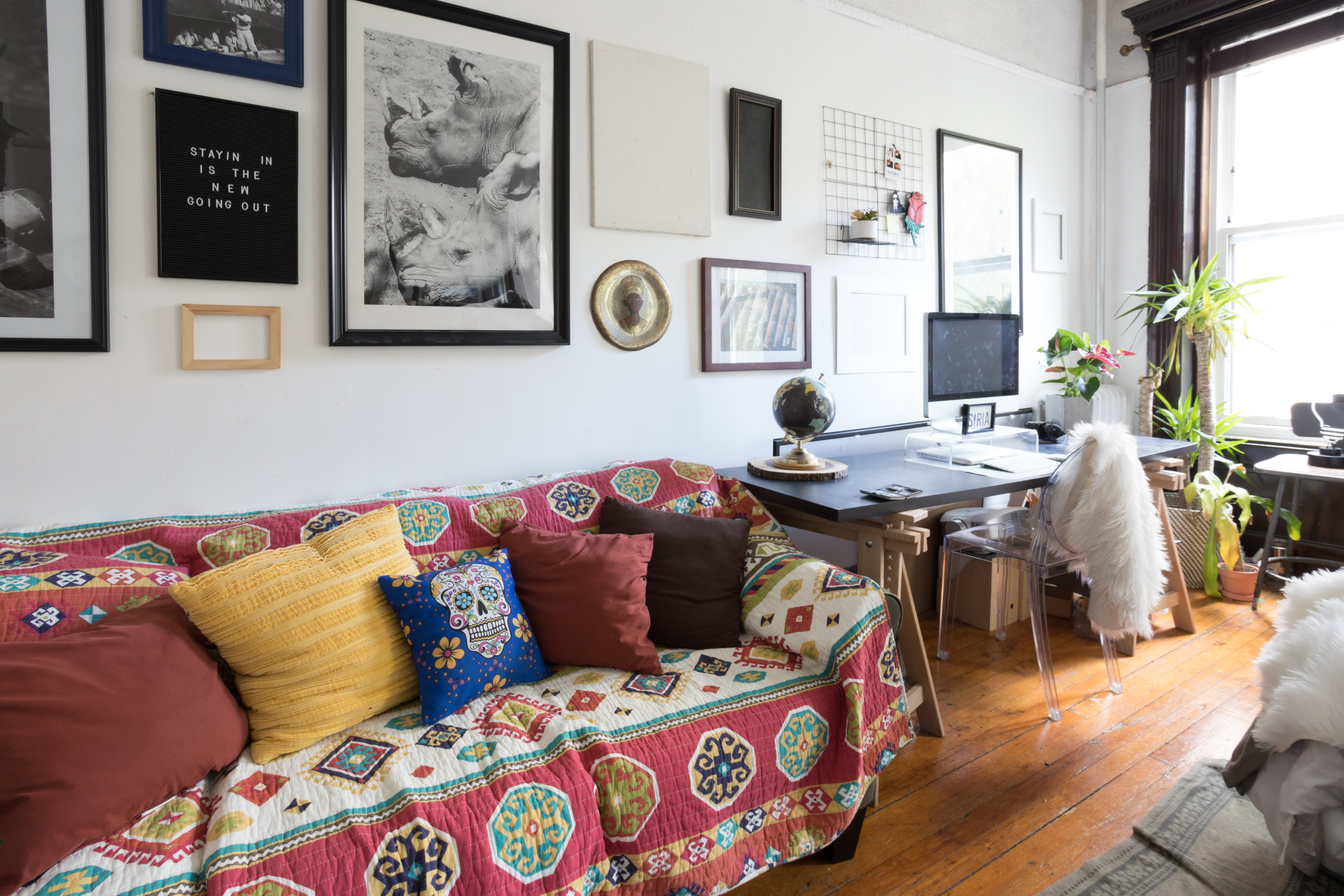 NYC Home Tour: A Small, Shared Harlem Studio Apartment | Apartment Therapy