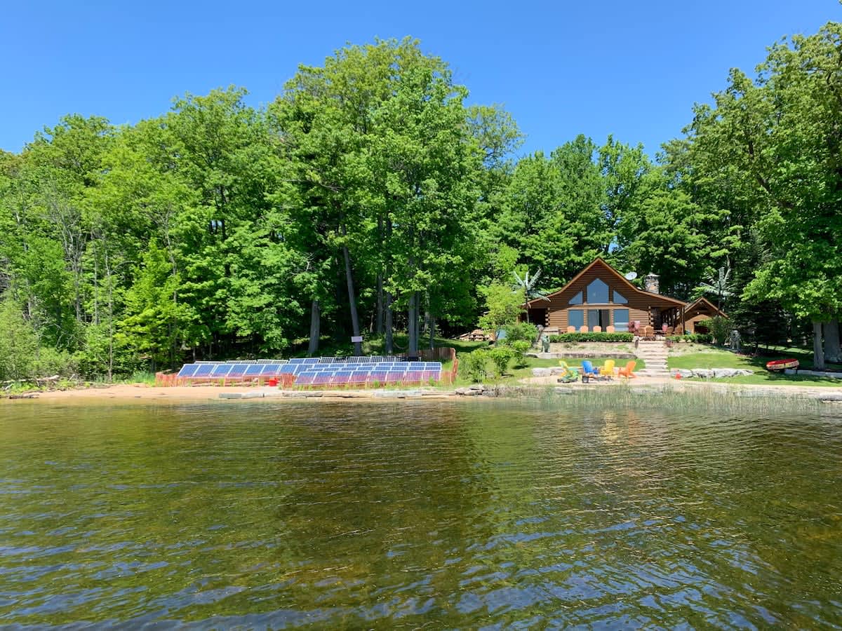 This Cabin on Airbnb Gives You Access to a Private Island in Michigan
