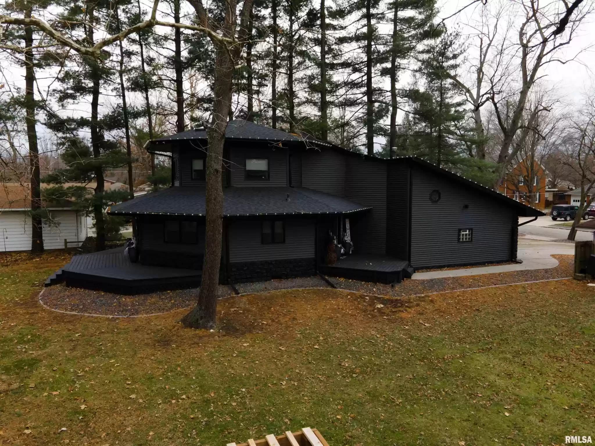This AllBlack House for Sale in Illinois Is a Goth Dream Apartment