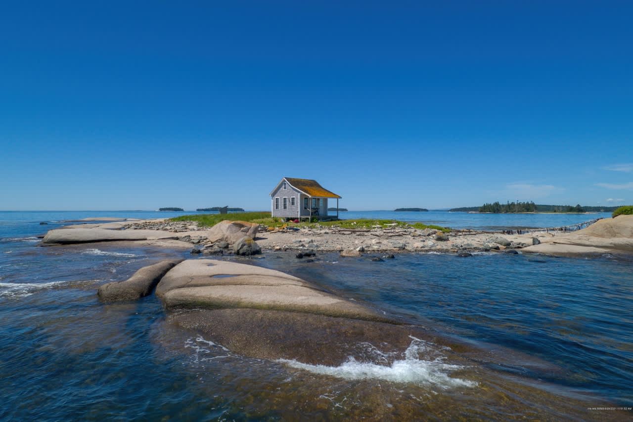Islands for Sale in Maine — Ducks Ledges Island Near Addison