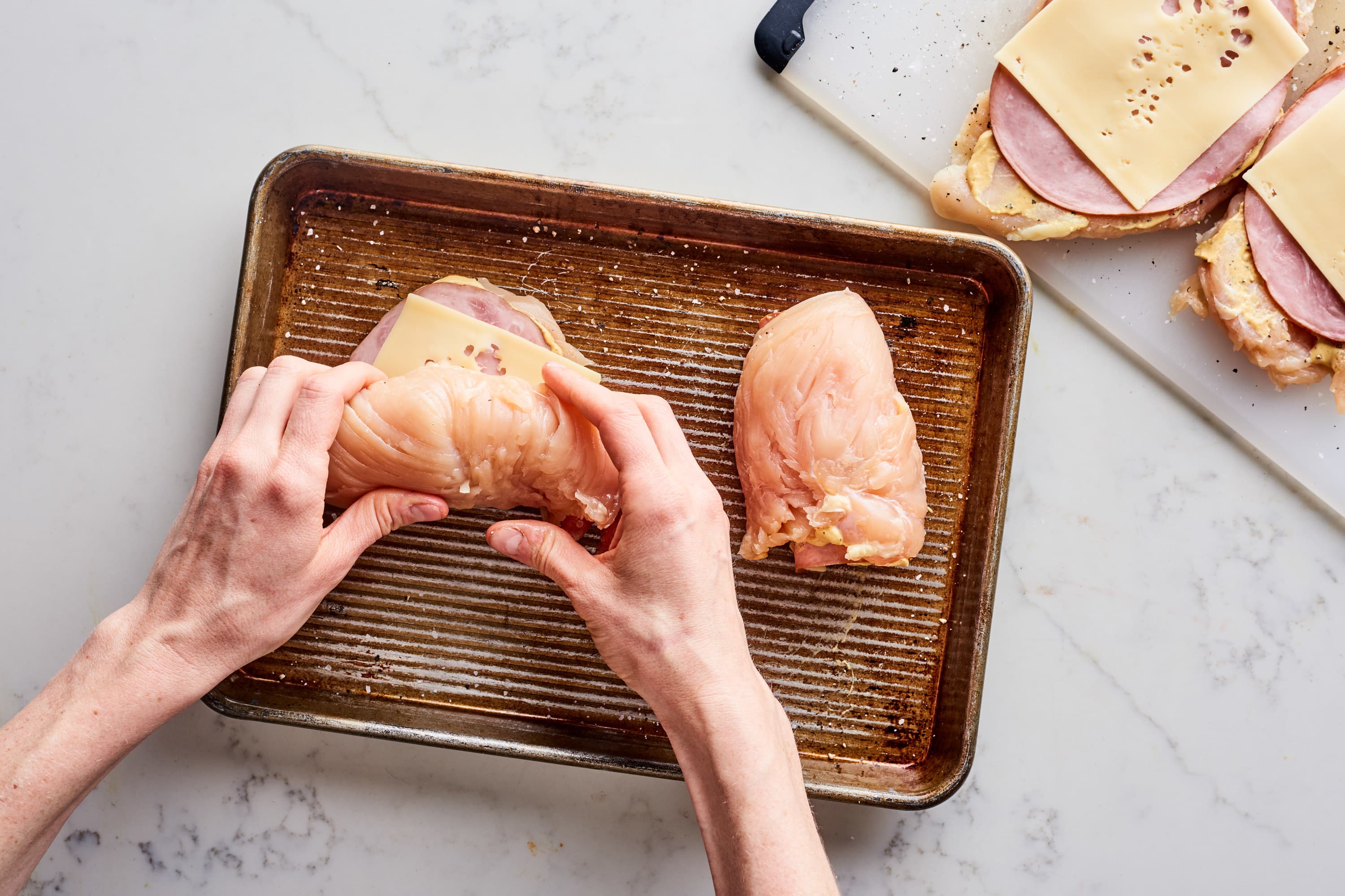 How To Make The Easiest Chicken Cordon Bleu At Home Kitchn