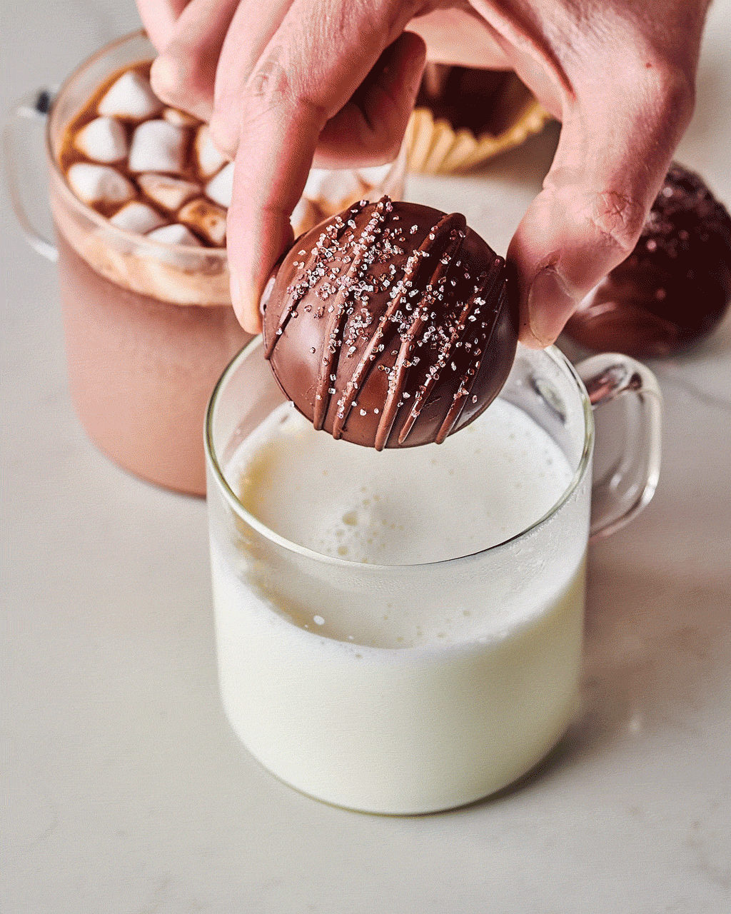 How To Make Hot Chocolate Bombs — With or Without a Mold