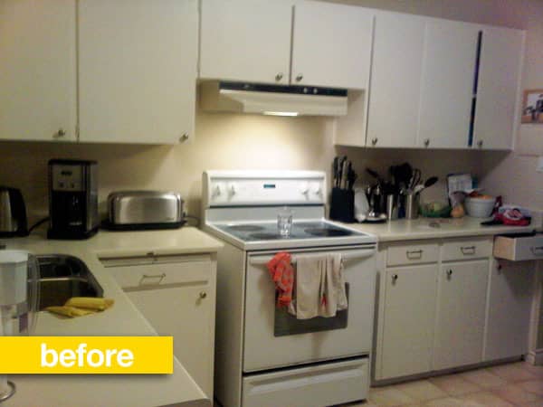 Featured image of post How To Completely Remodel A Kitchen For Under $4000 / Demolition, plumbing, electrical, drywall, paint, flooring, cabinetry peel the back off the veneer and then stick it to the cabinet using a wooden block to force air bubbles out from under the strip.