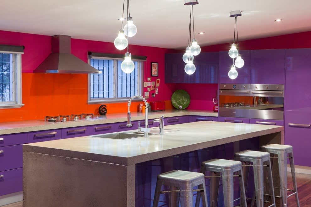 7 Purple Kitchens That Dared To Dream Kitchn