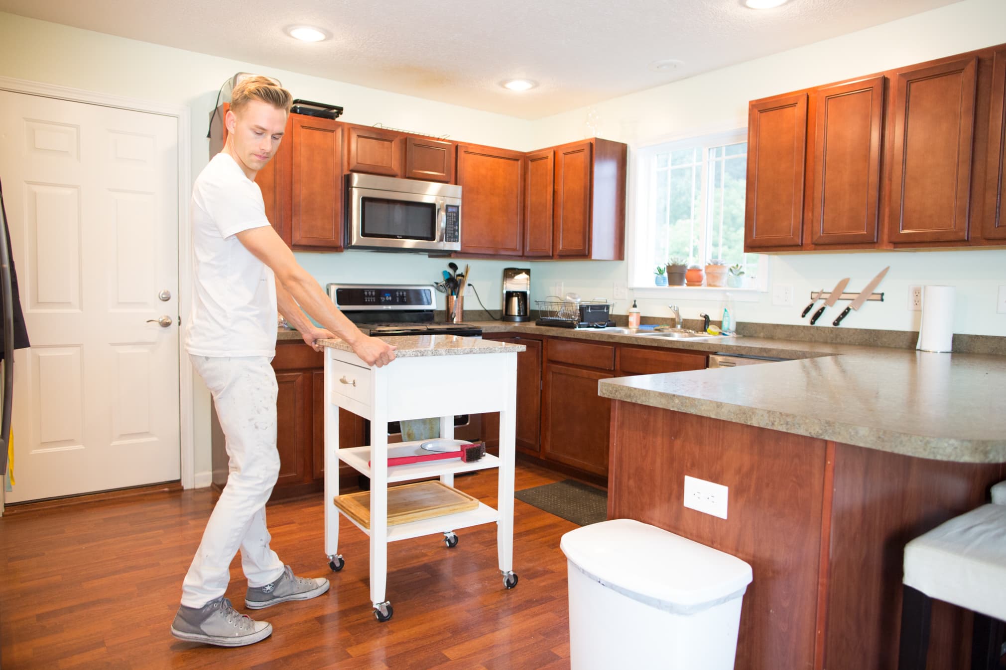 How To Paint Wood Kitchen Cabinets With White Paint Kitchn