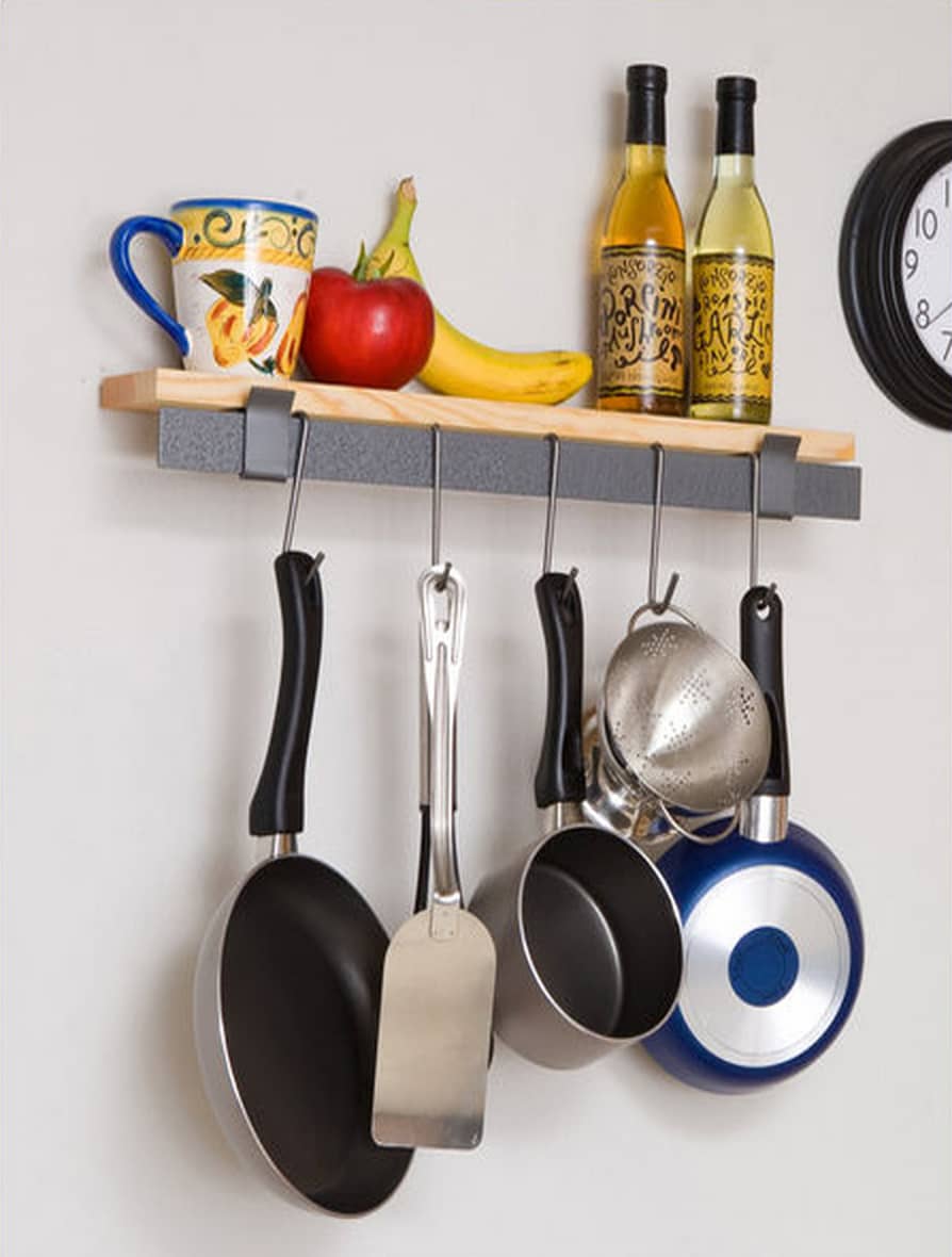 10 Wall-Mounted Pot Racks Under $100 | Kitchn