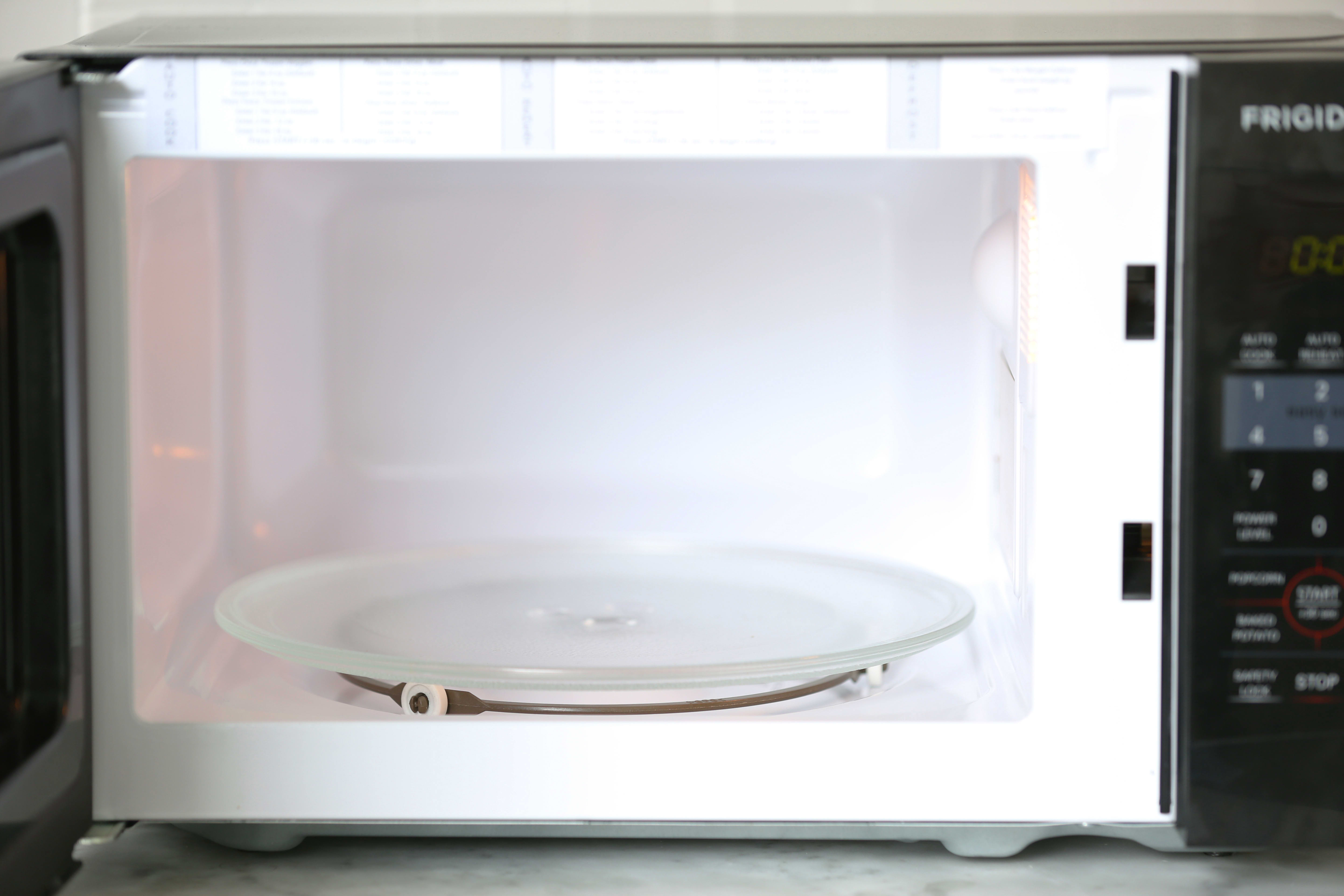 how to wash microwave