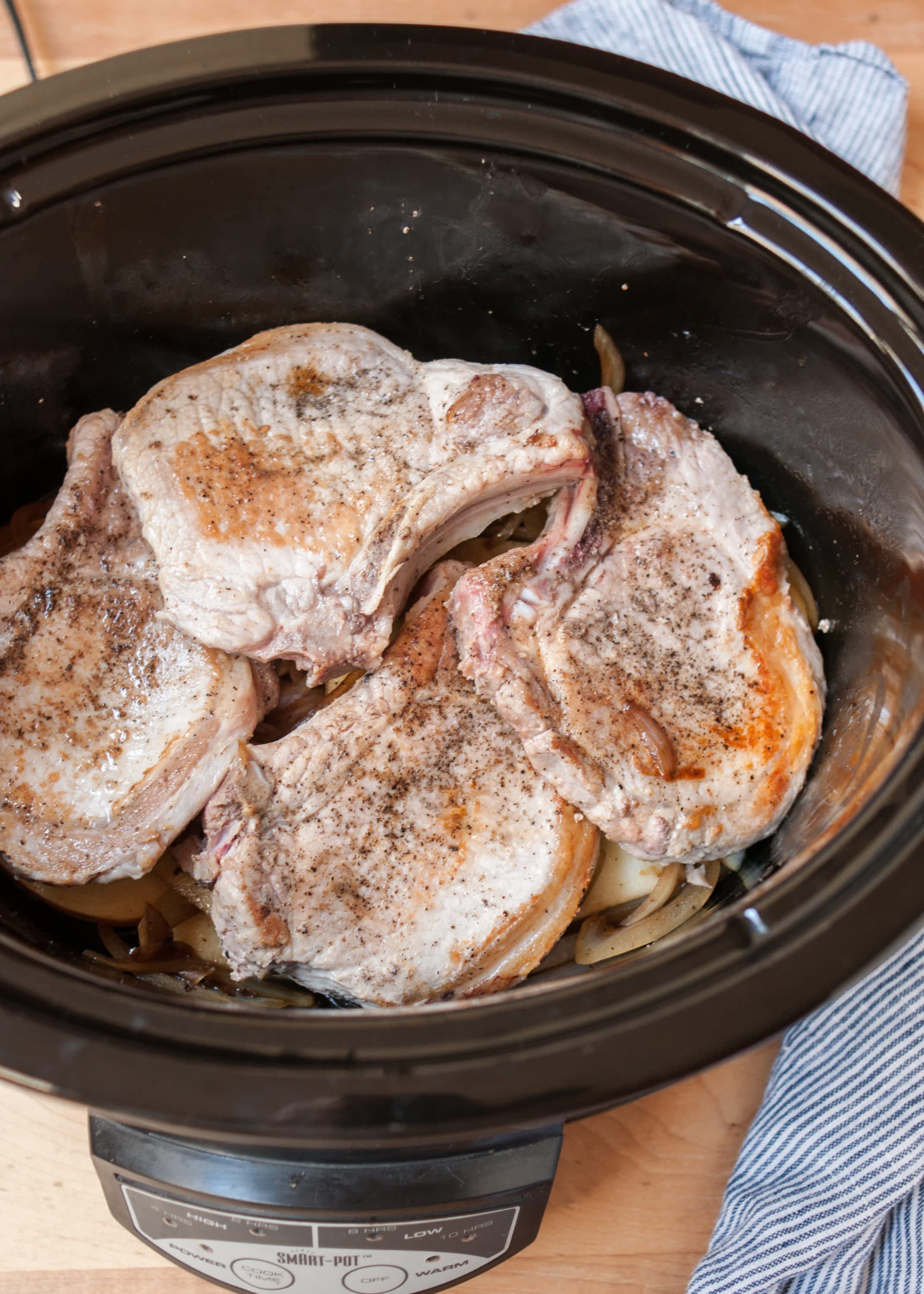 How To Cook Pork Chops In The Slow Cooker Kitchn