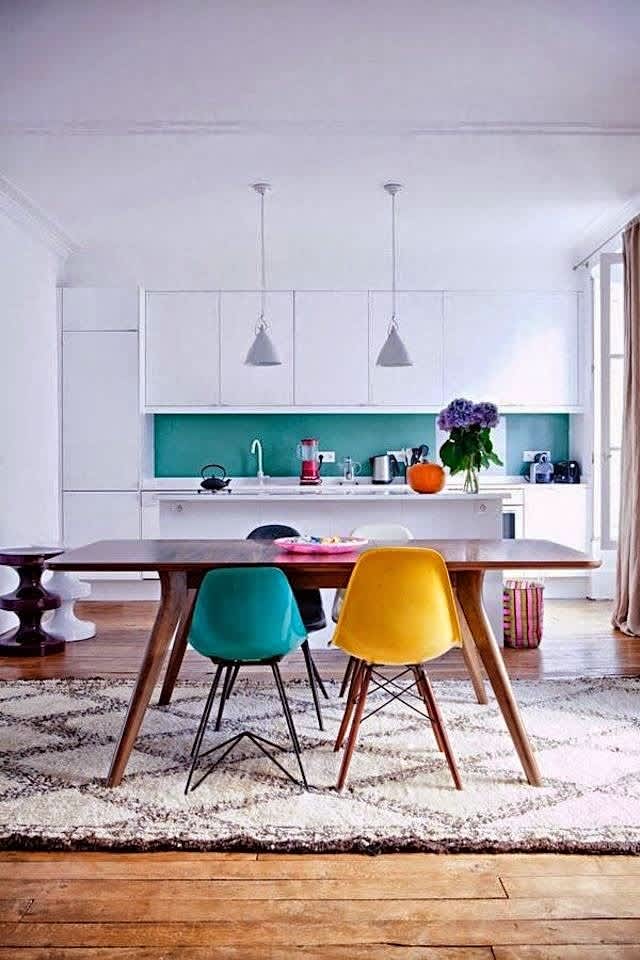 15 Dining Rooms With Brilliantly Colorful Chairs Kitchn