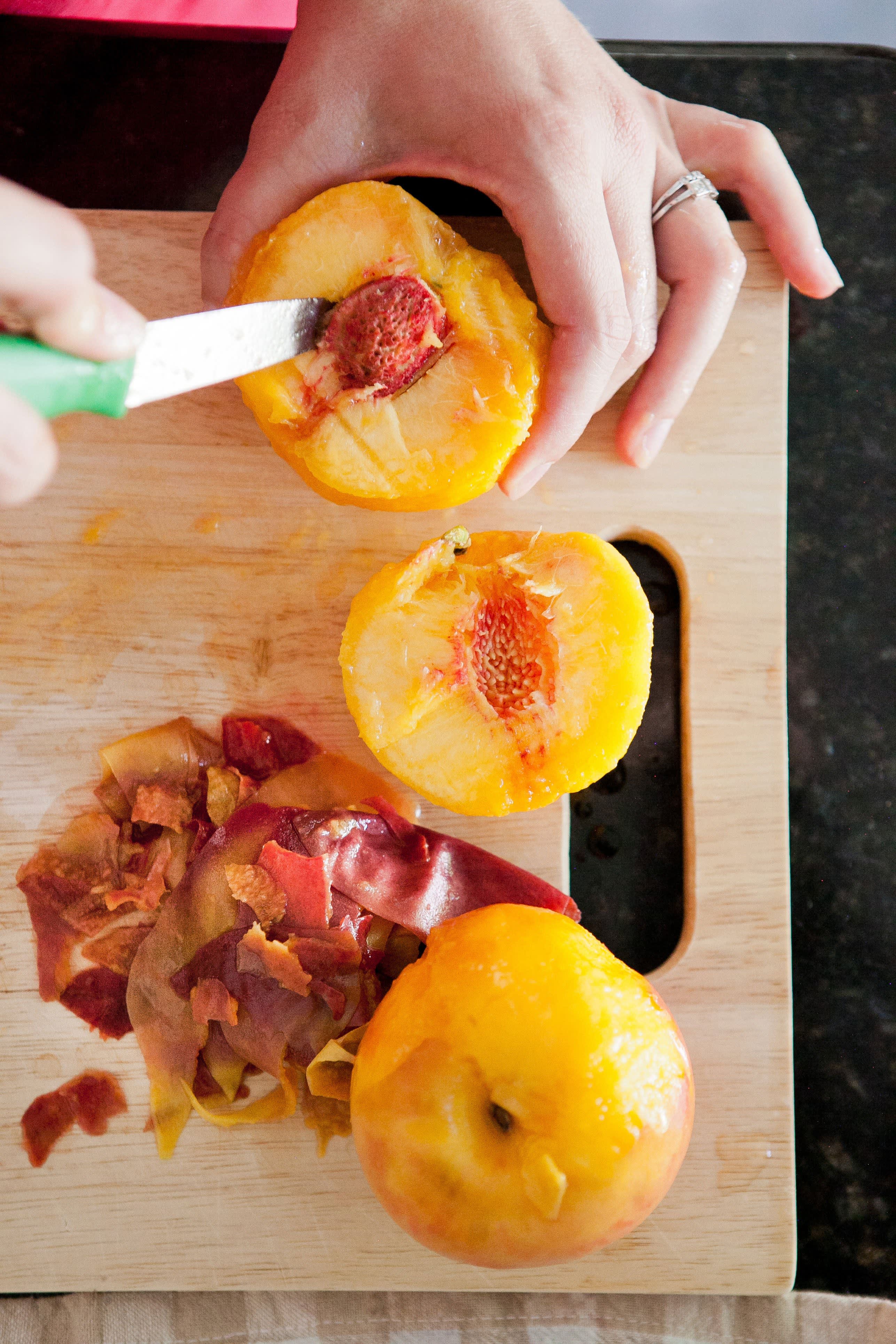 How To Easily Peel Peaches Without A Knife Kitchn