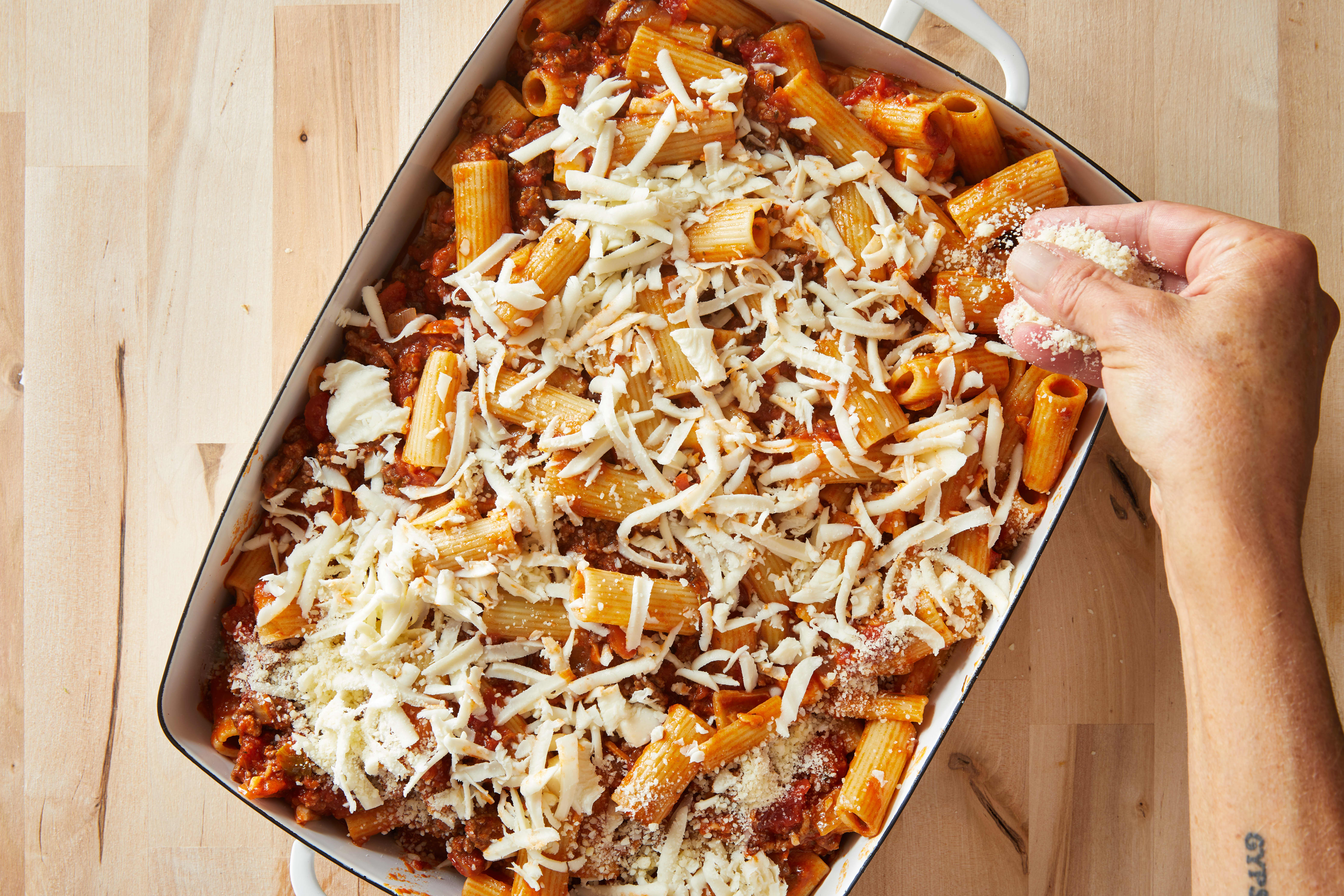 How To Make Cheesy Baked Rigatoni with Beef | Kitchn