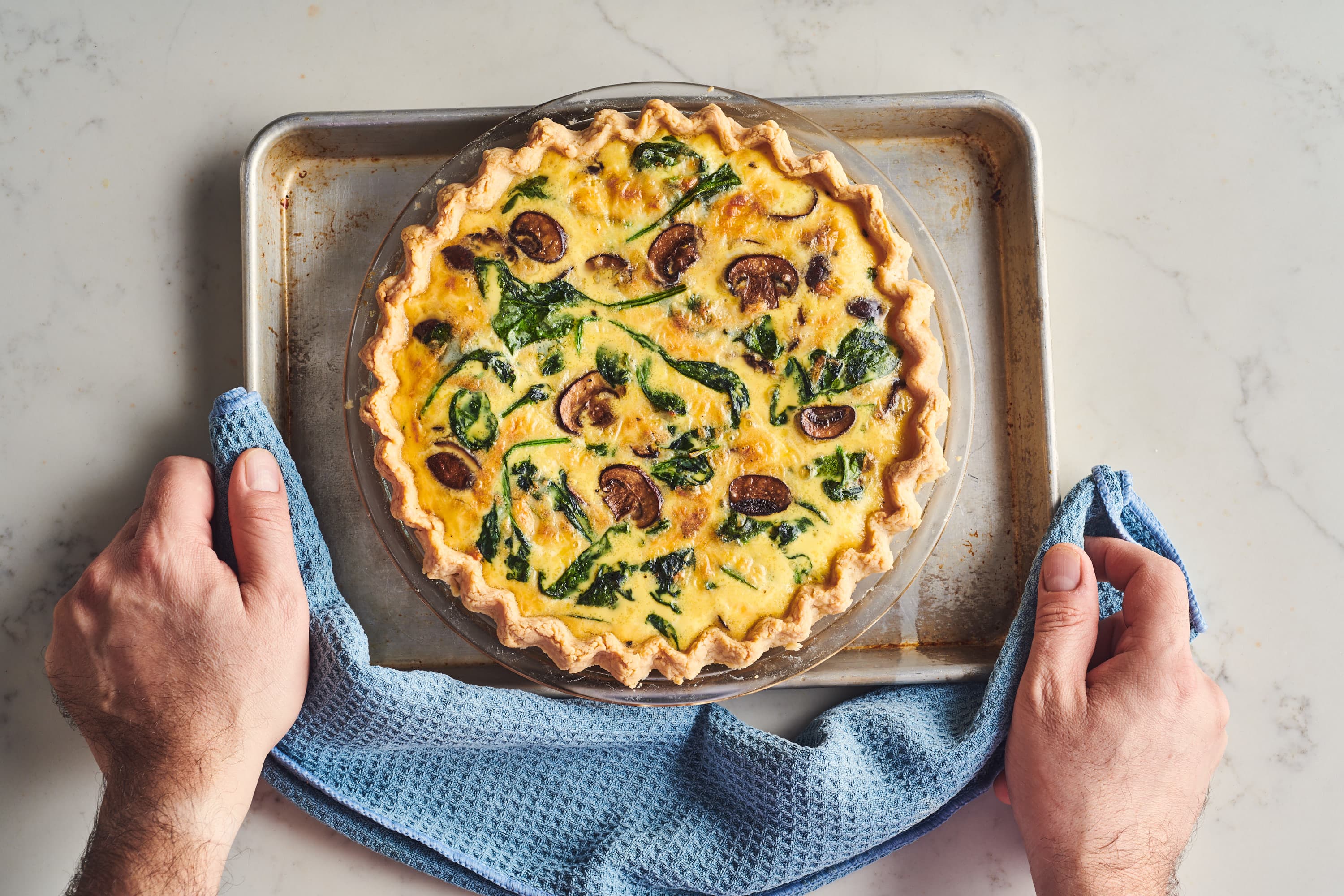 Noodled Crusted Quiche